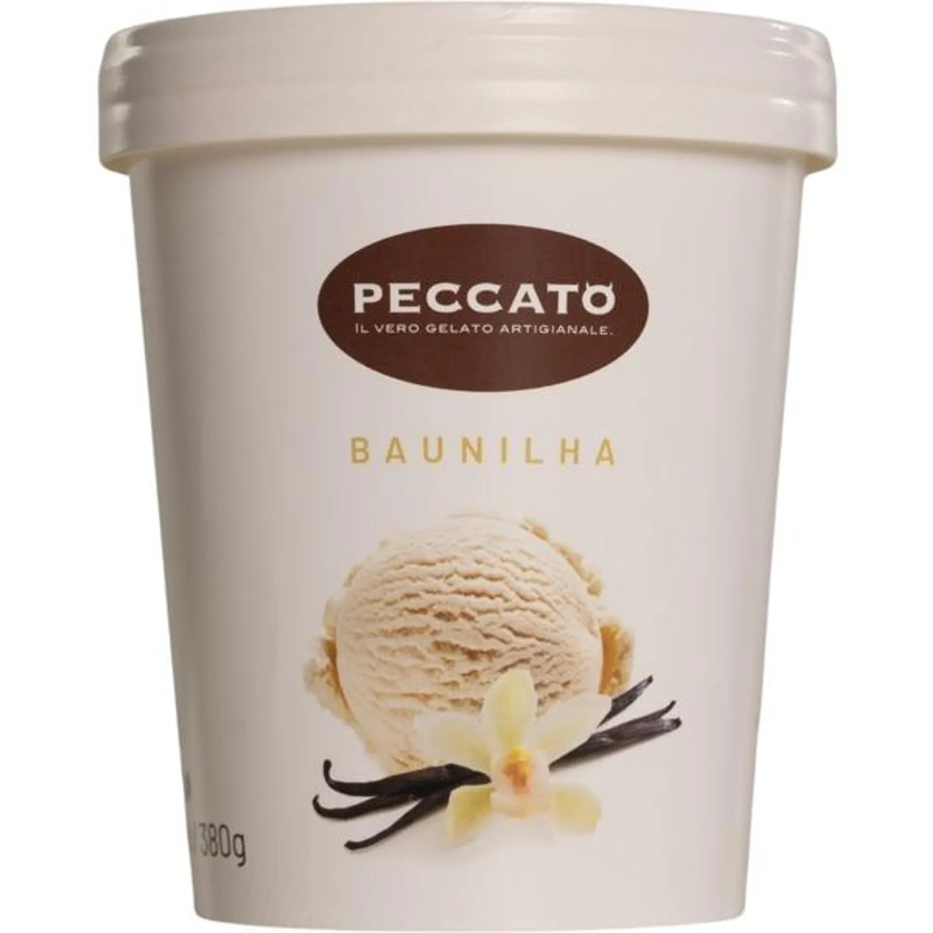 Gelado de Baunilha embalagem 500 ml Peccato