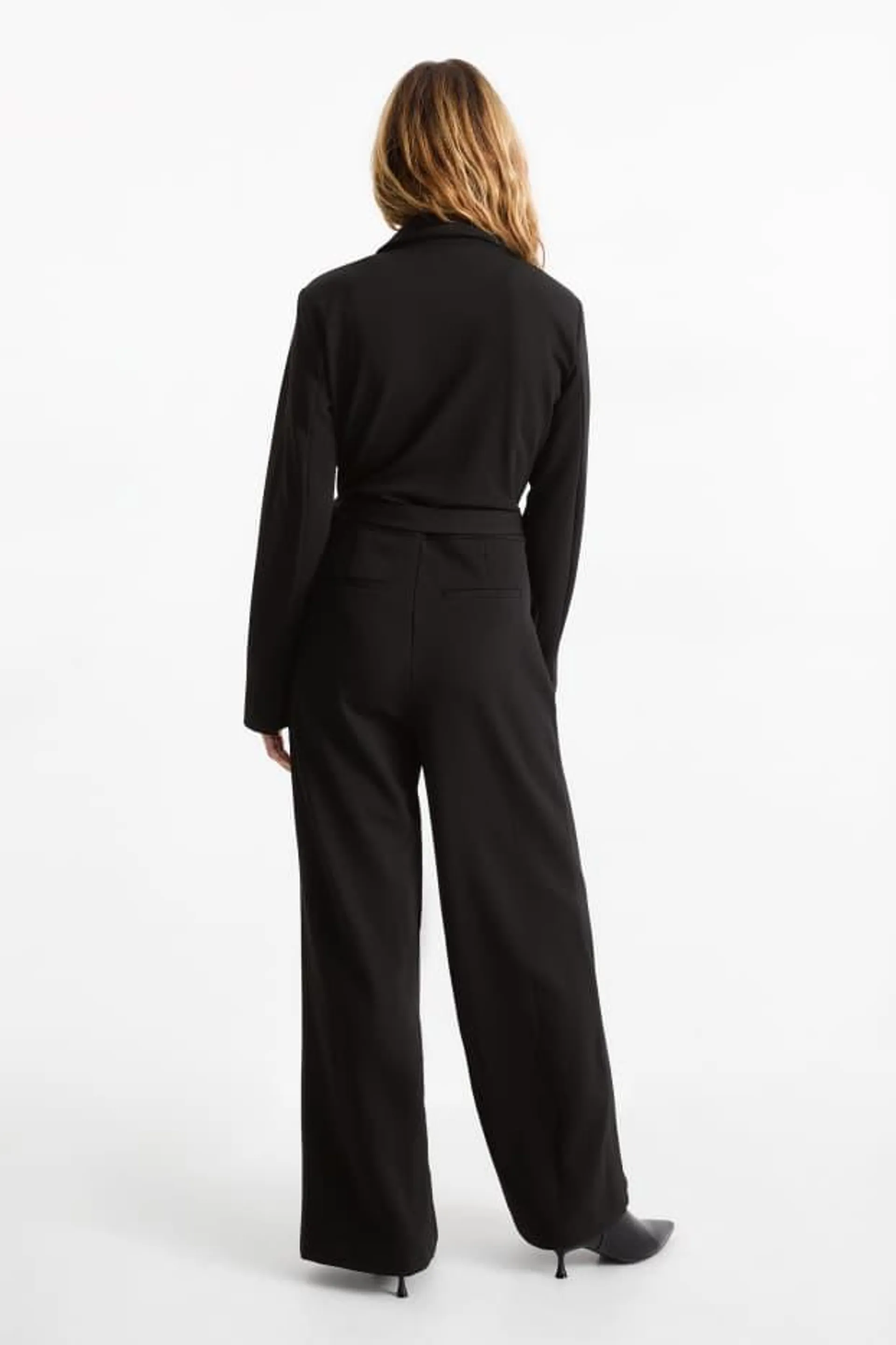 Jumpsuit met ceintuur