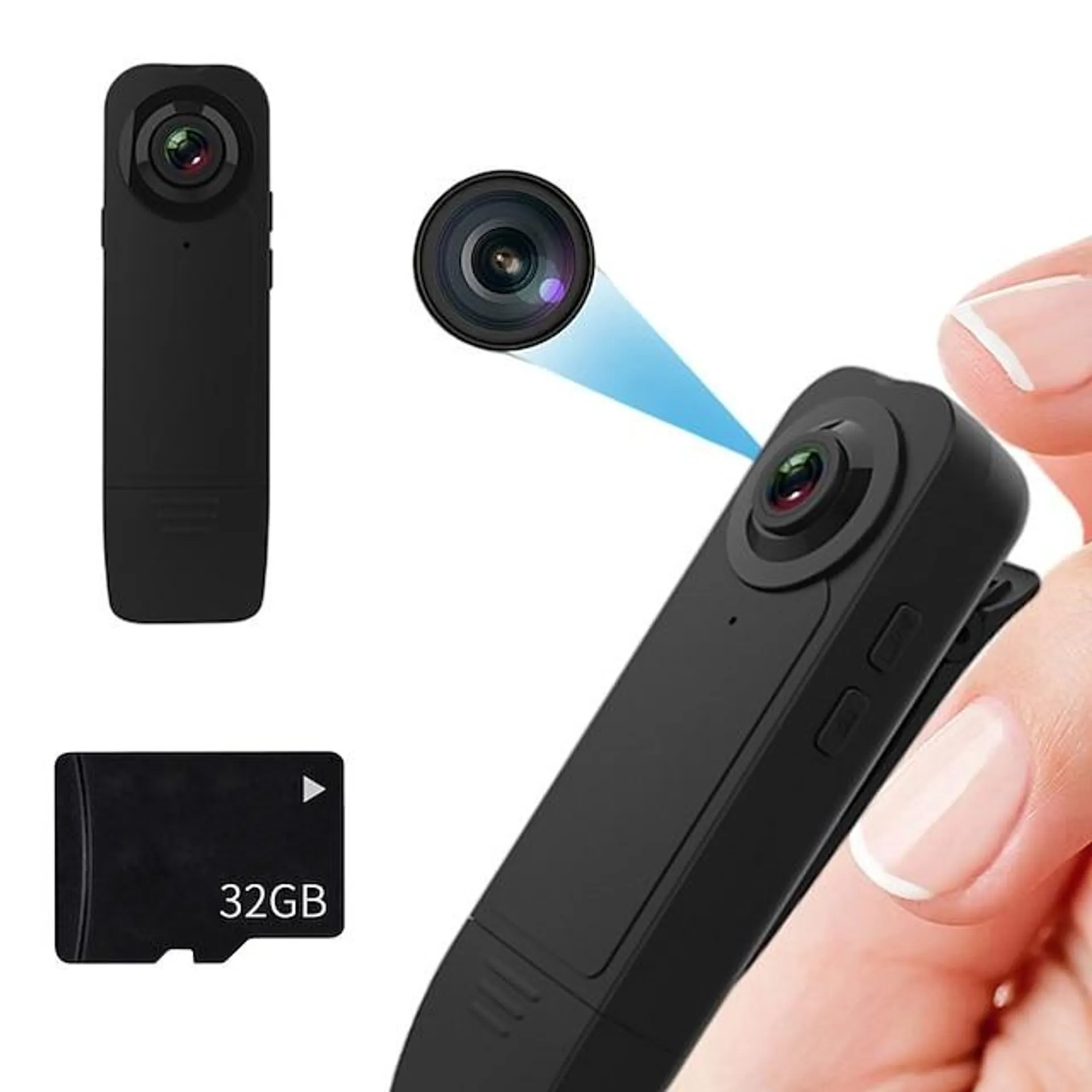 LITBest A18 webcam 1080P HD Mini Draadloos Bewegingsdetectie Plug en play Nacht Zicht Binnen Buiten Appartement Ondersteuning 32 GB / CMOS