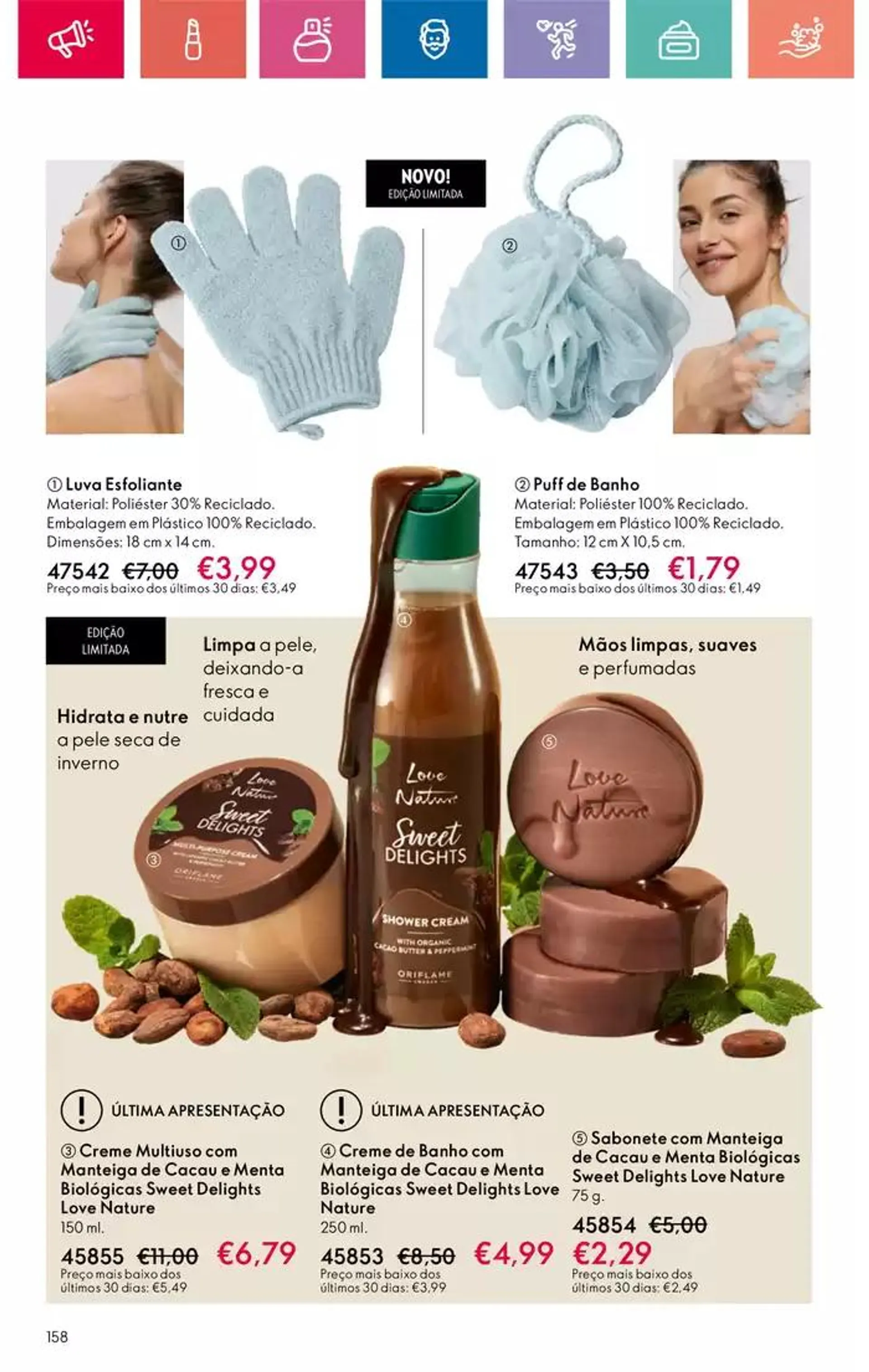 Folheto Folheto Oriflame de 2 de dezembro até 28 de dezembro 2024 - Pagina 158