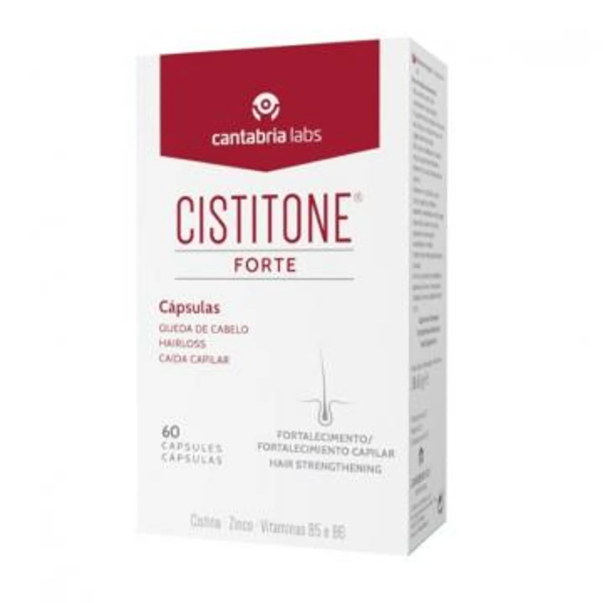 Cistitone Forte Revitalizante Cabelo e Unhas 60 caps