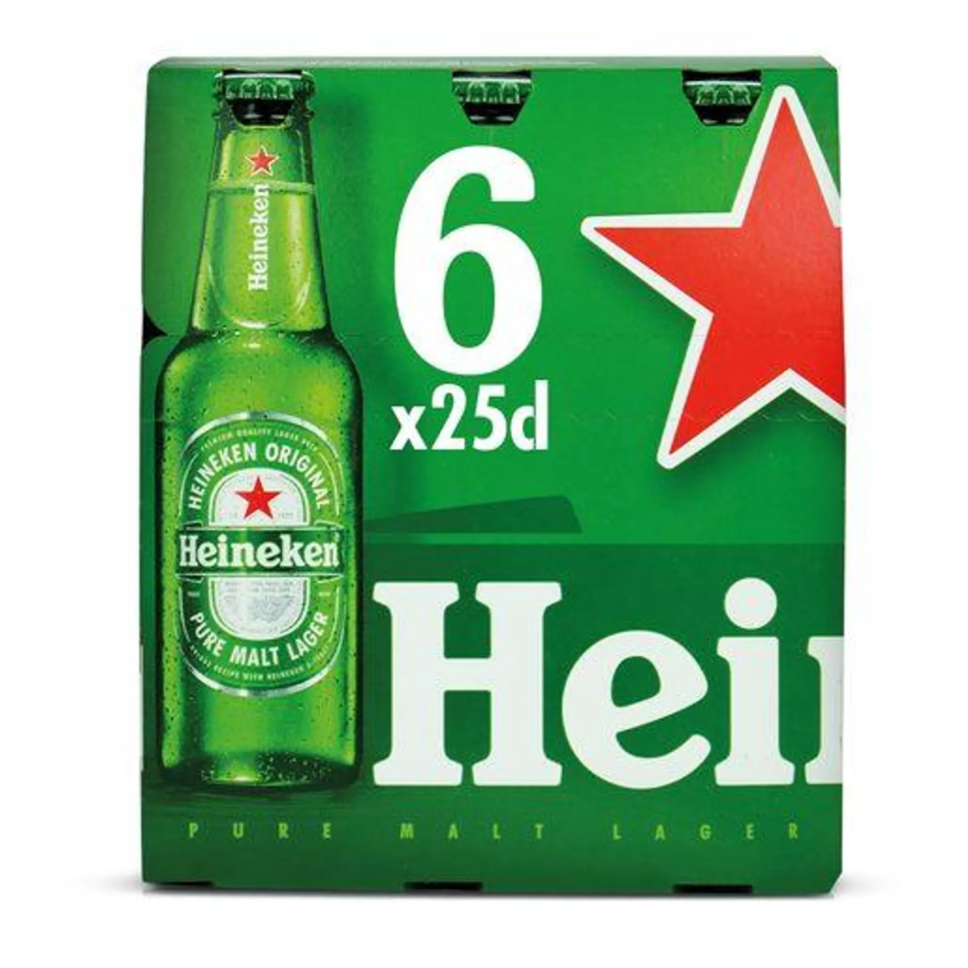 HEINEKEN Cerveja Com Álcool 6x250 ml