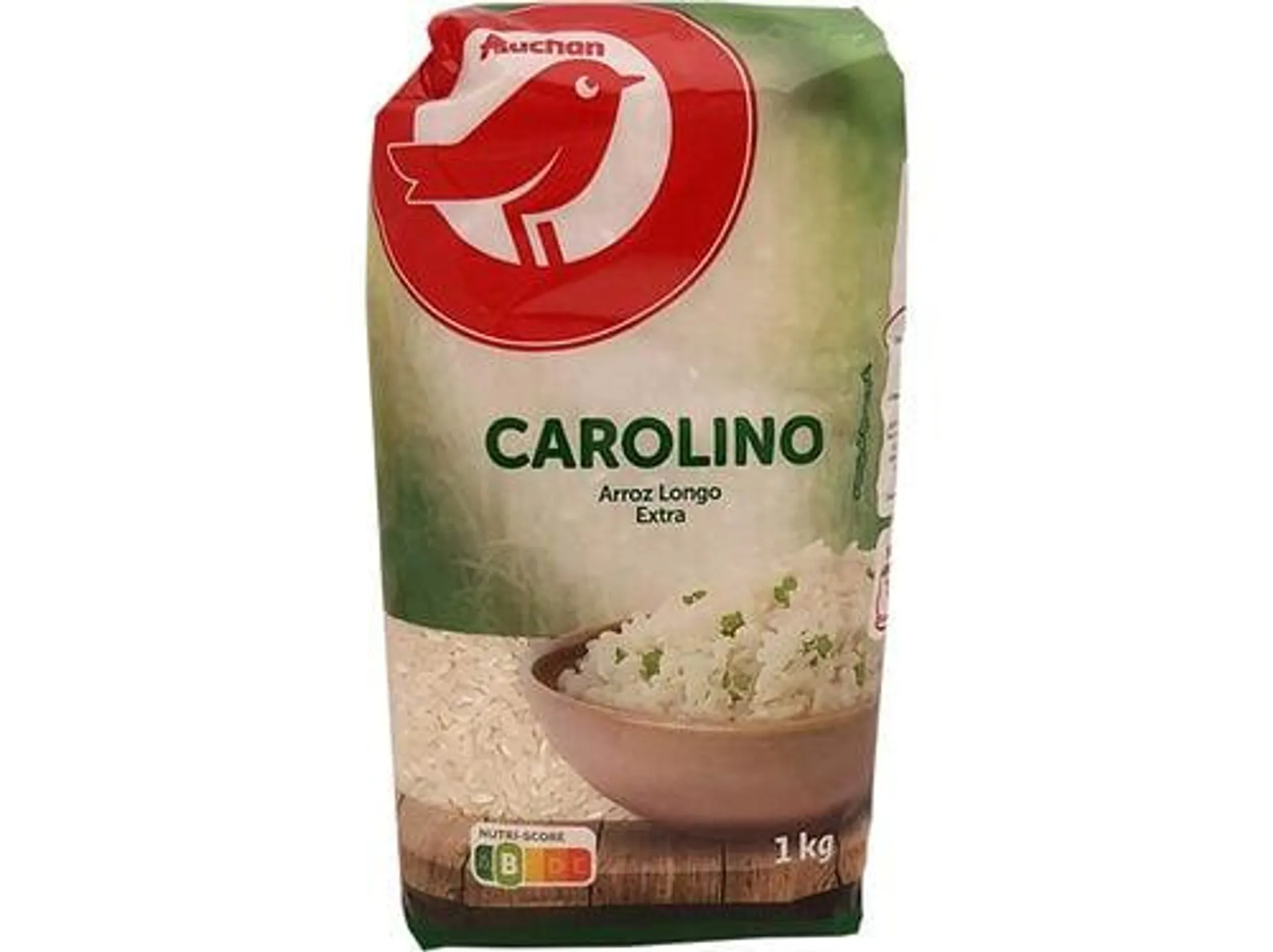 arroz carolino auchan extra longo 1kg