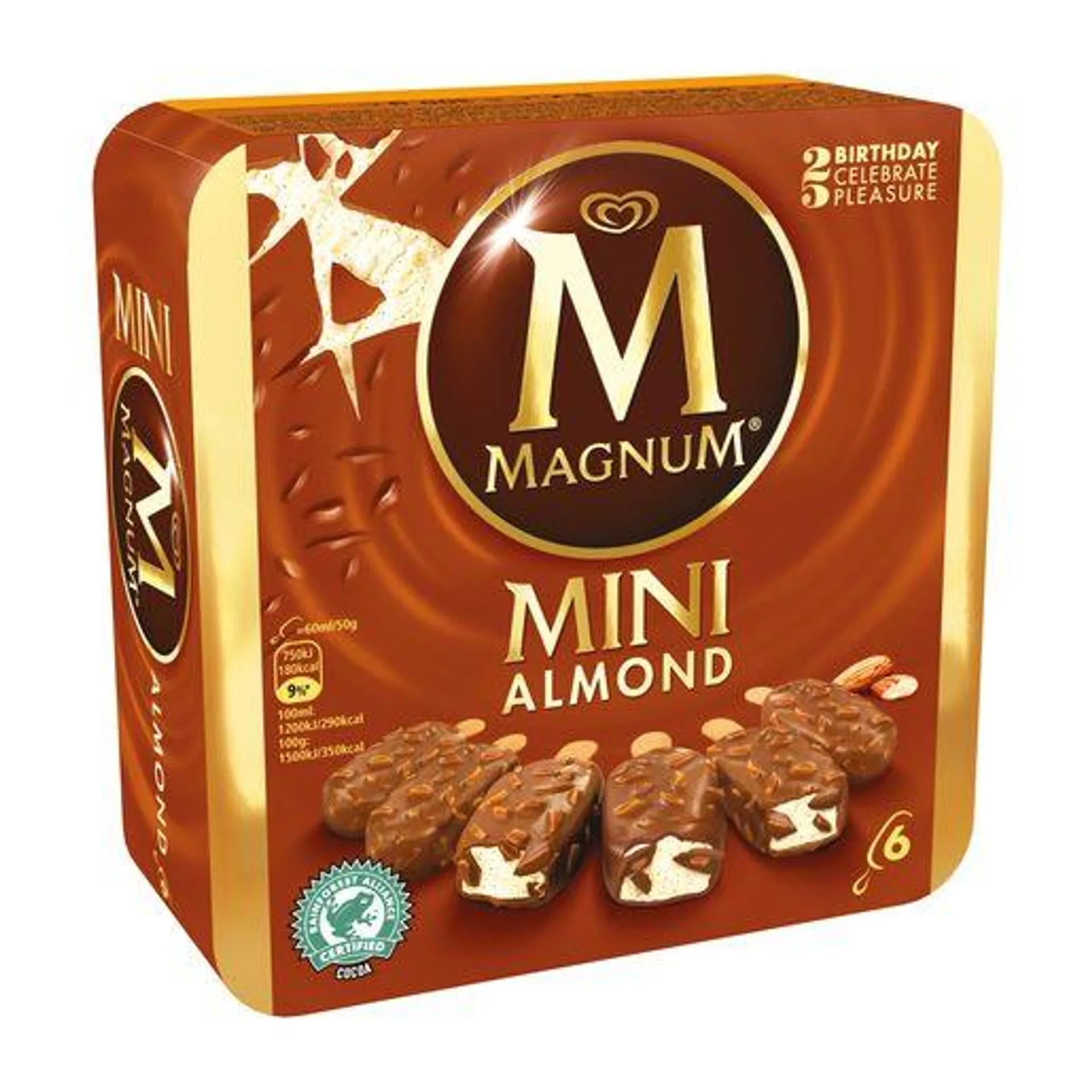 MAGNUM Gelados Multipack Magnum Mini Amêndoas 6x55 ml