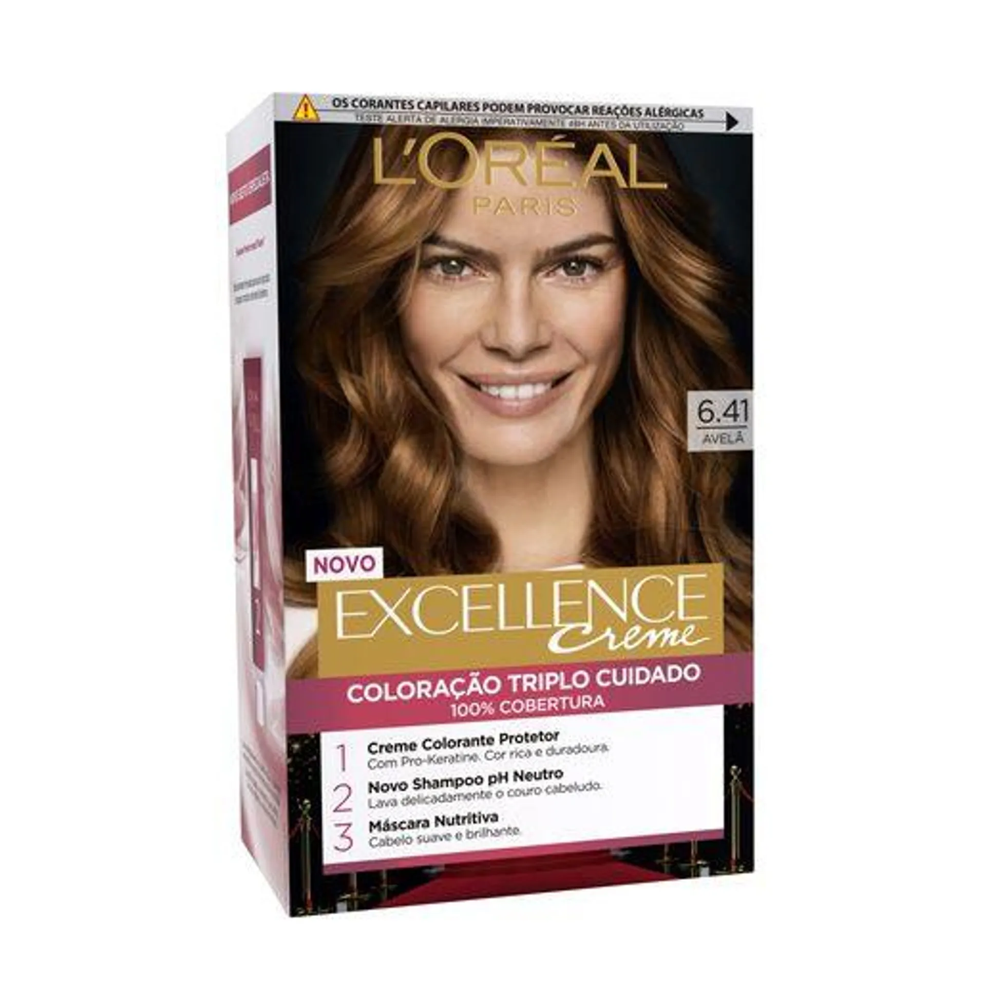 EXCELLENCE Coloração Permanente Excellence Creme Avelã 6.41 1 un