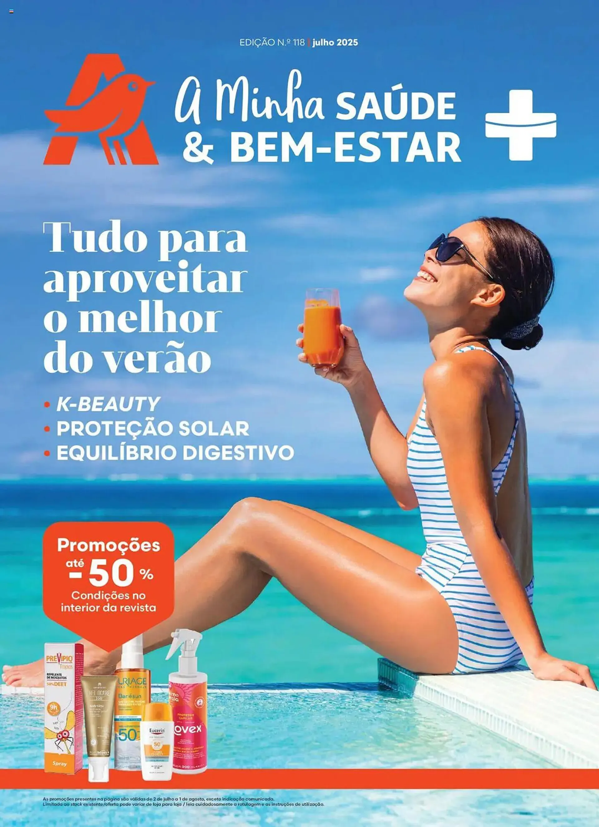 Folheto Folheto Auchan de 1 de julho até 1 de agosto 2025 - Pagina 1