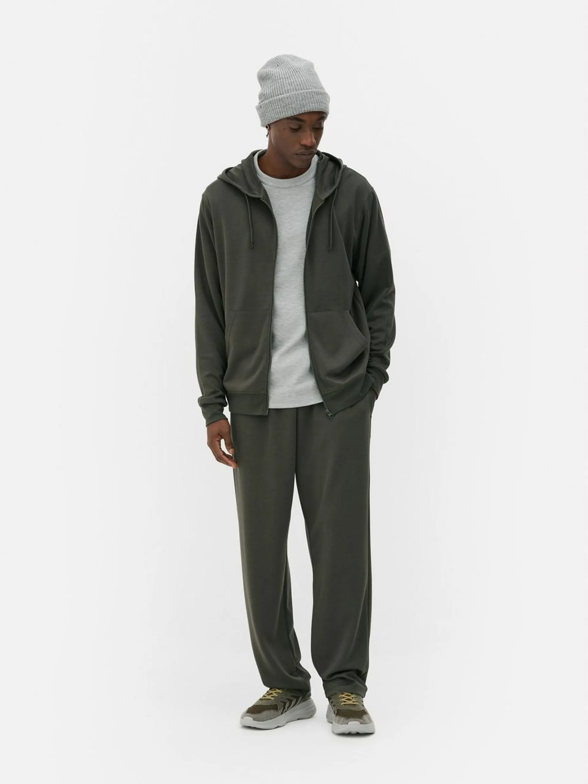 Zip-Up Loungewear Hoodie