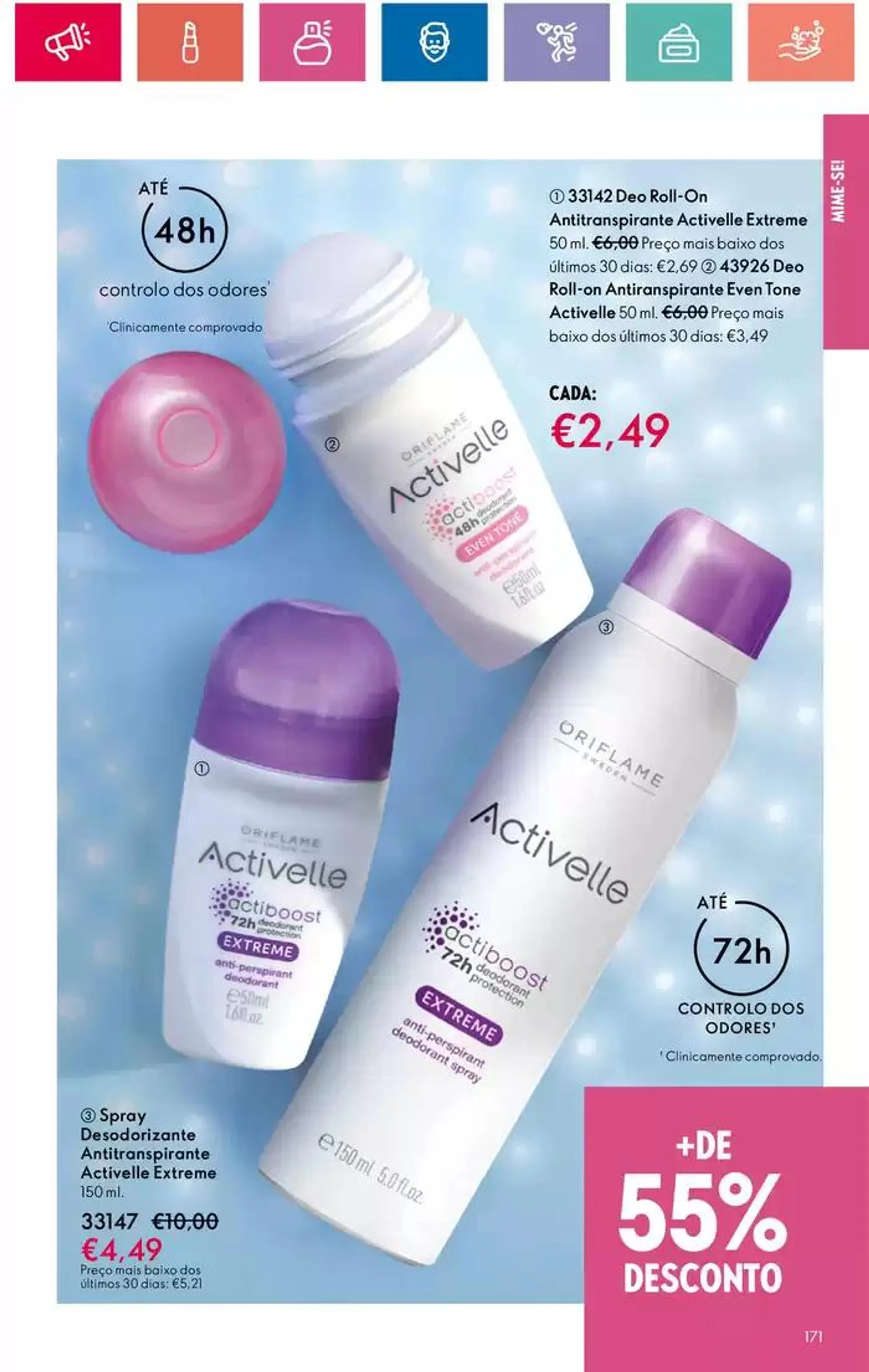 Folheto Folheto Oriflame de 3 de outubro até 19 de outubro 2024 - Pagina 171