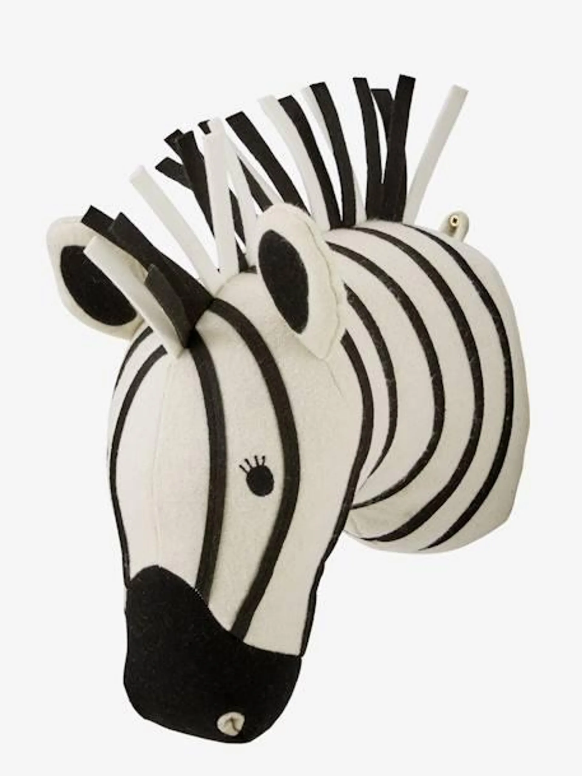 Decoração de parede, Zebra - branco claro liso