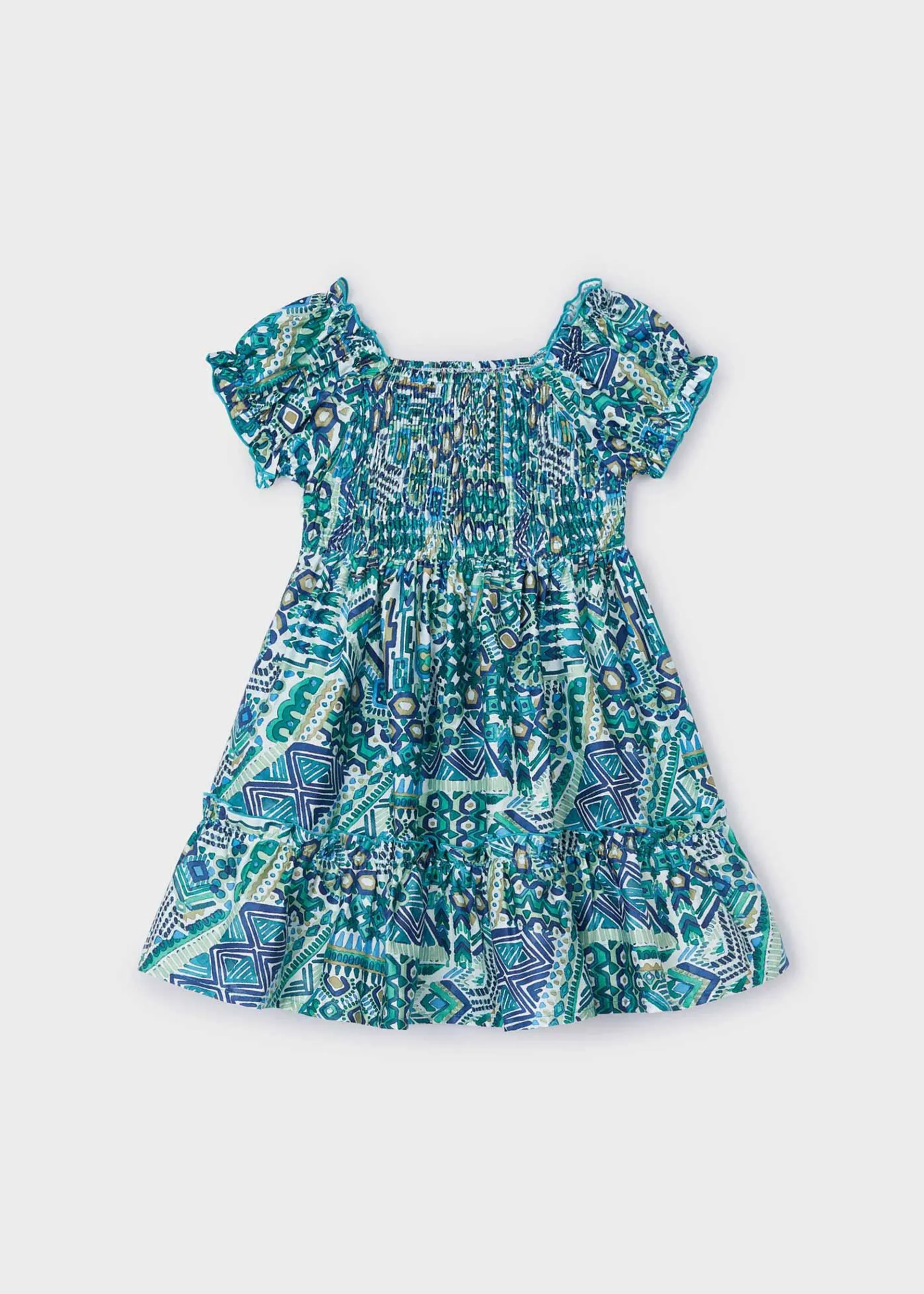 Vestido ponto smock Better Cotton menina