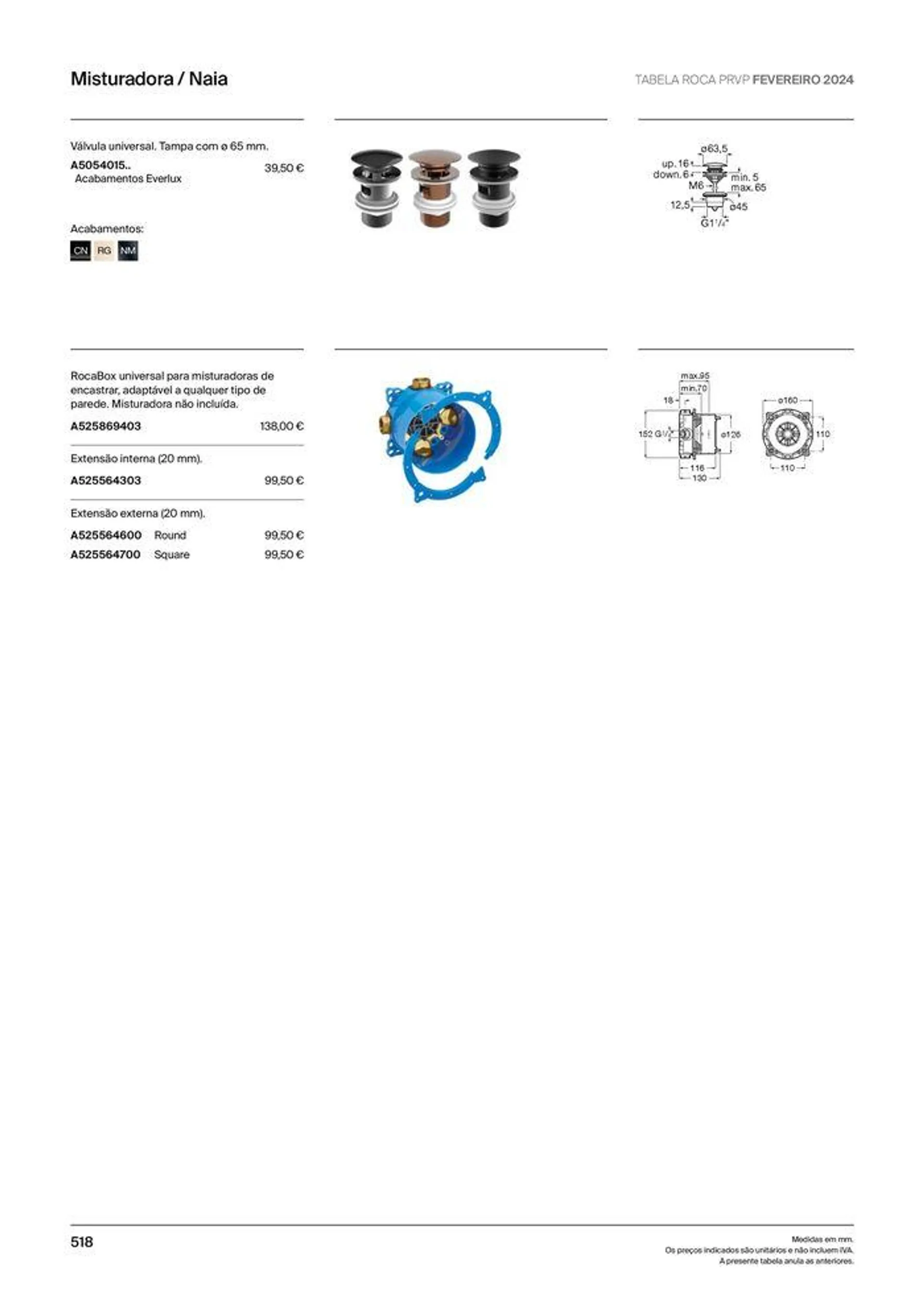 Folheto SOLUÇÕES DE BANHO ! de 3 de junho até 31 de dezembro 2024 - Pagina 520