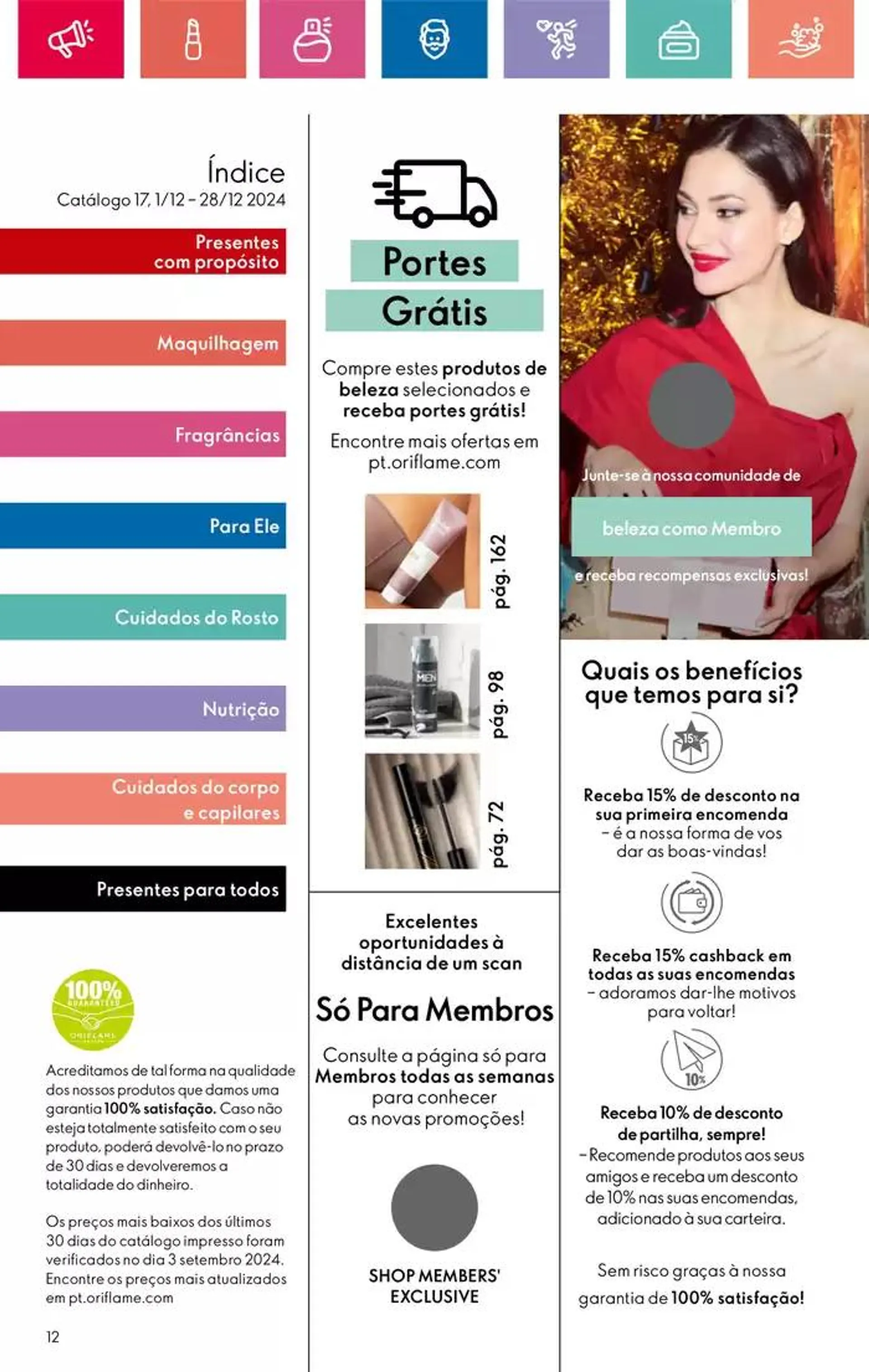 Folheto Folheto Oriflame de 2 de dezembro até 28 de dezembro 2024 - Pagina 12