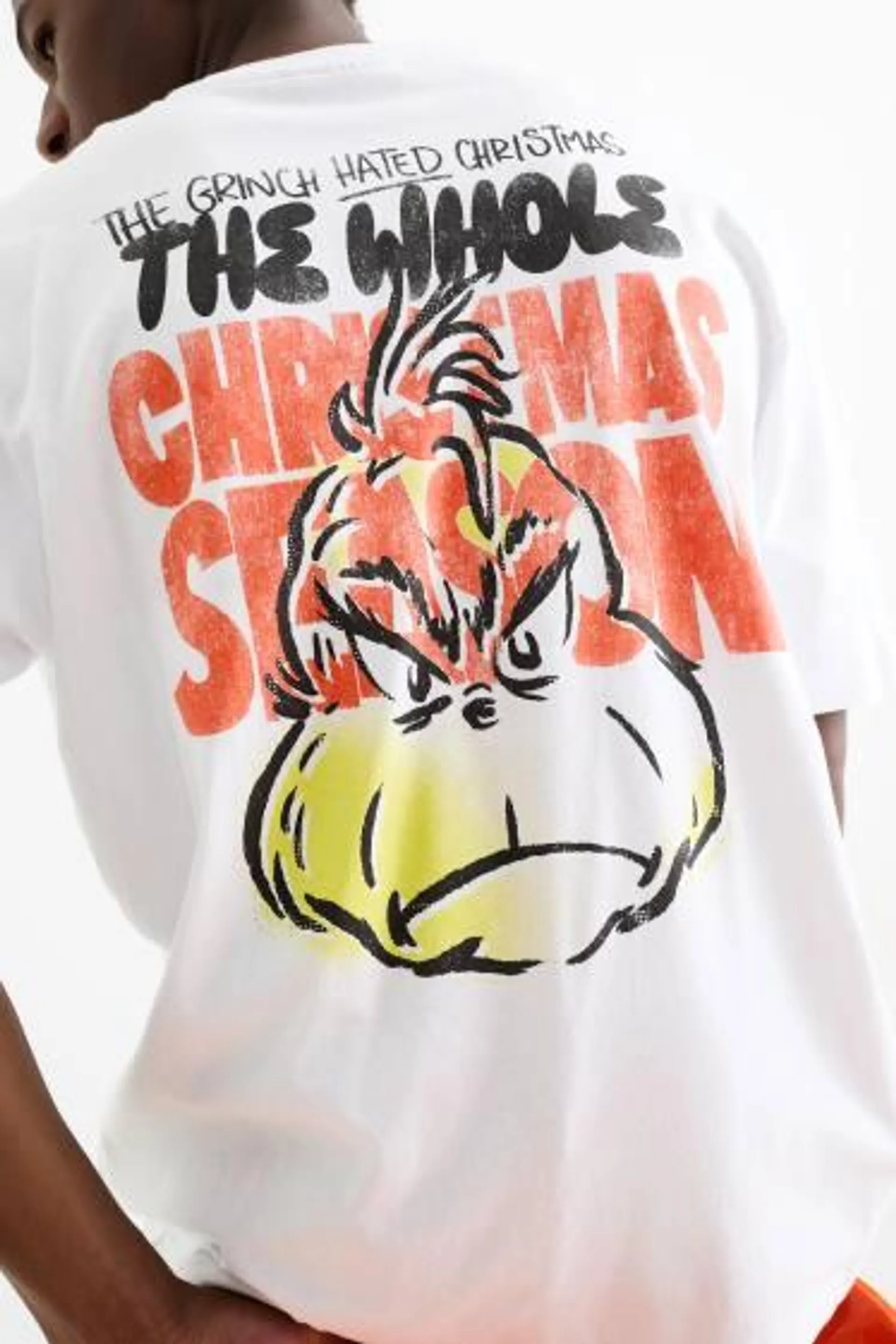 Oversized Christmas T-shirt - The Grinch