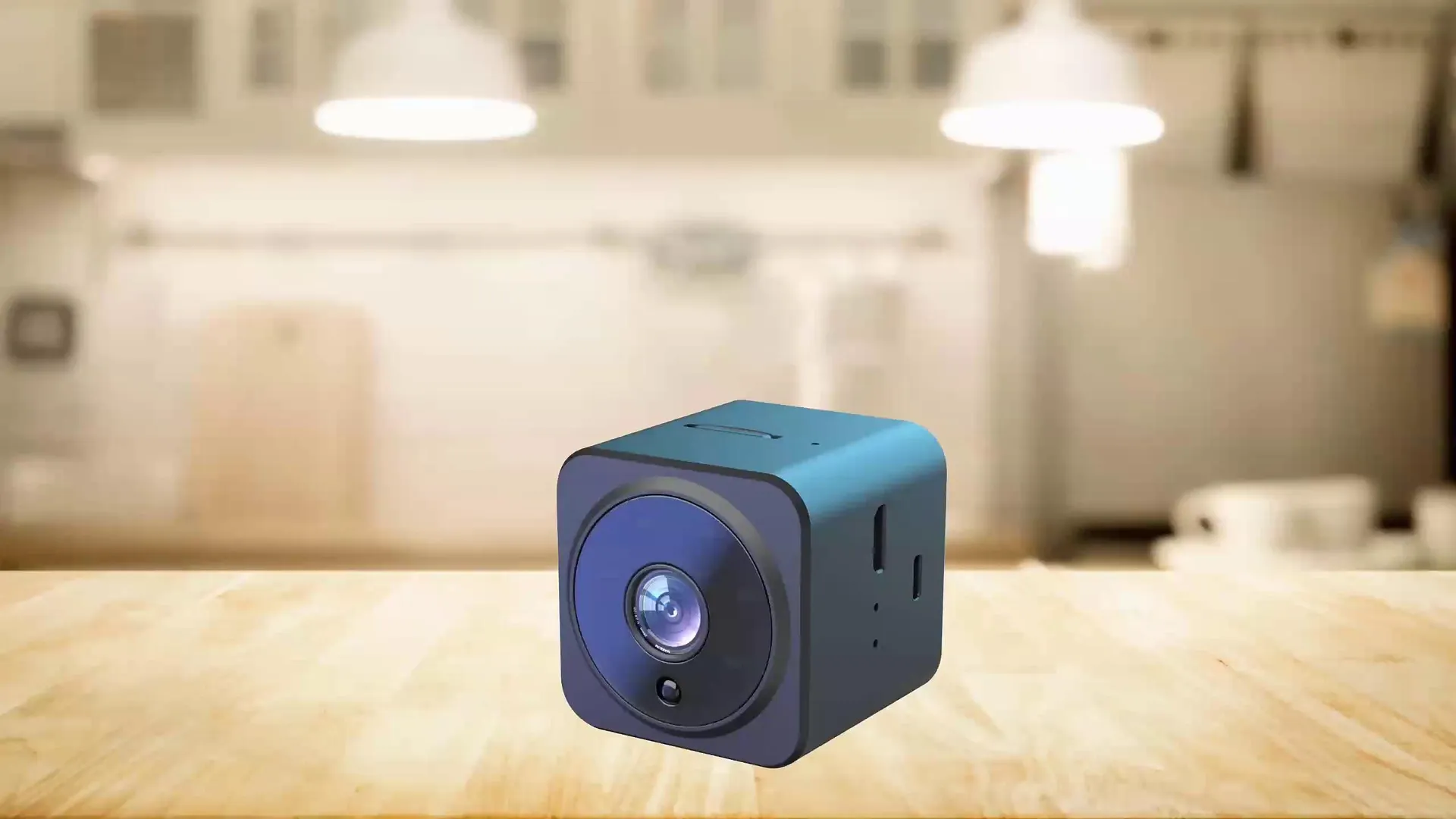 AS02 IP-camera 1080P (1920×1080) Mini Draadloos Externe toegang IR-snede Met audio Binnen Ondersteuning 64 GB