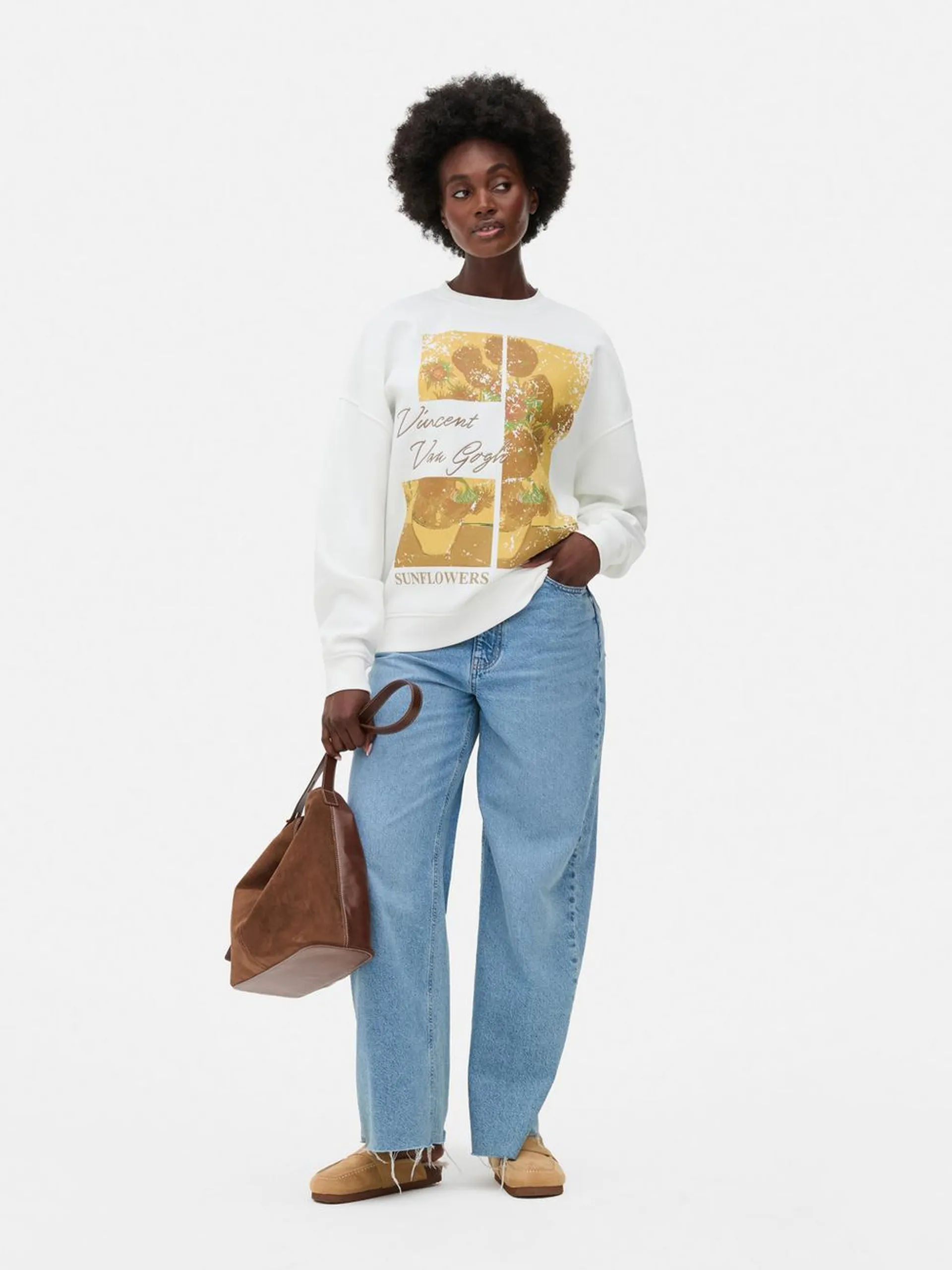 Vincent Van Gogh Oversized Sweatshirt