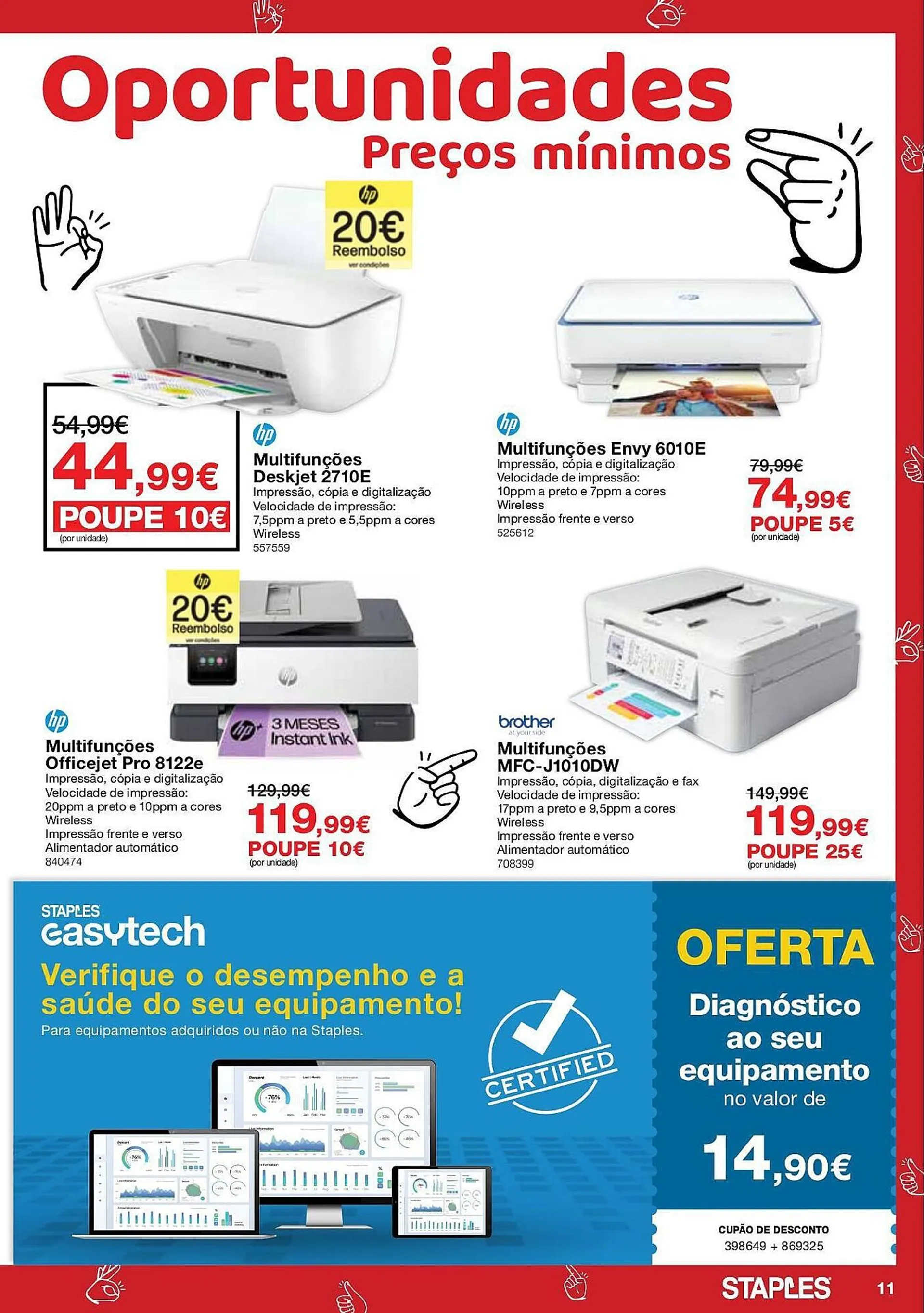 Folheto Folheto Staples de 31 de outubro até 20 de novembro 2024 - Pagina 11