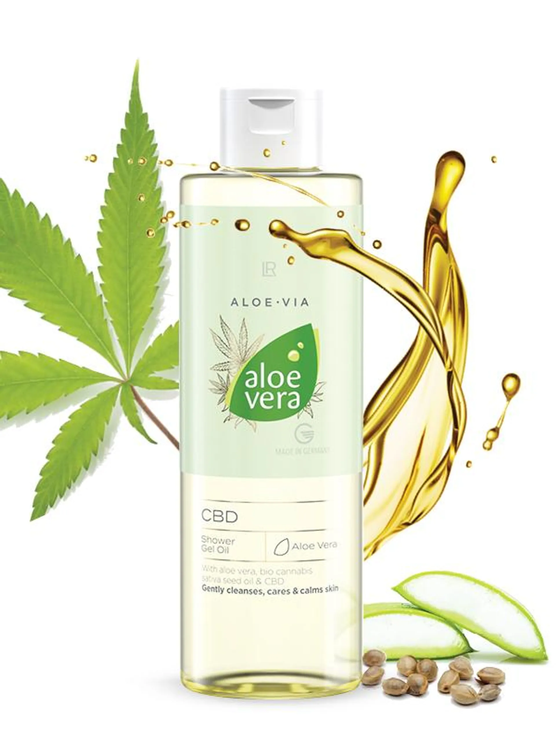 Aloé Vera CBD Óleo Gel de Duche