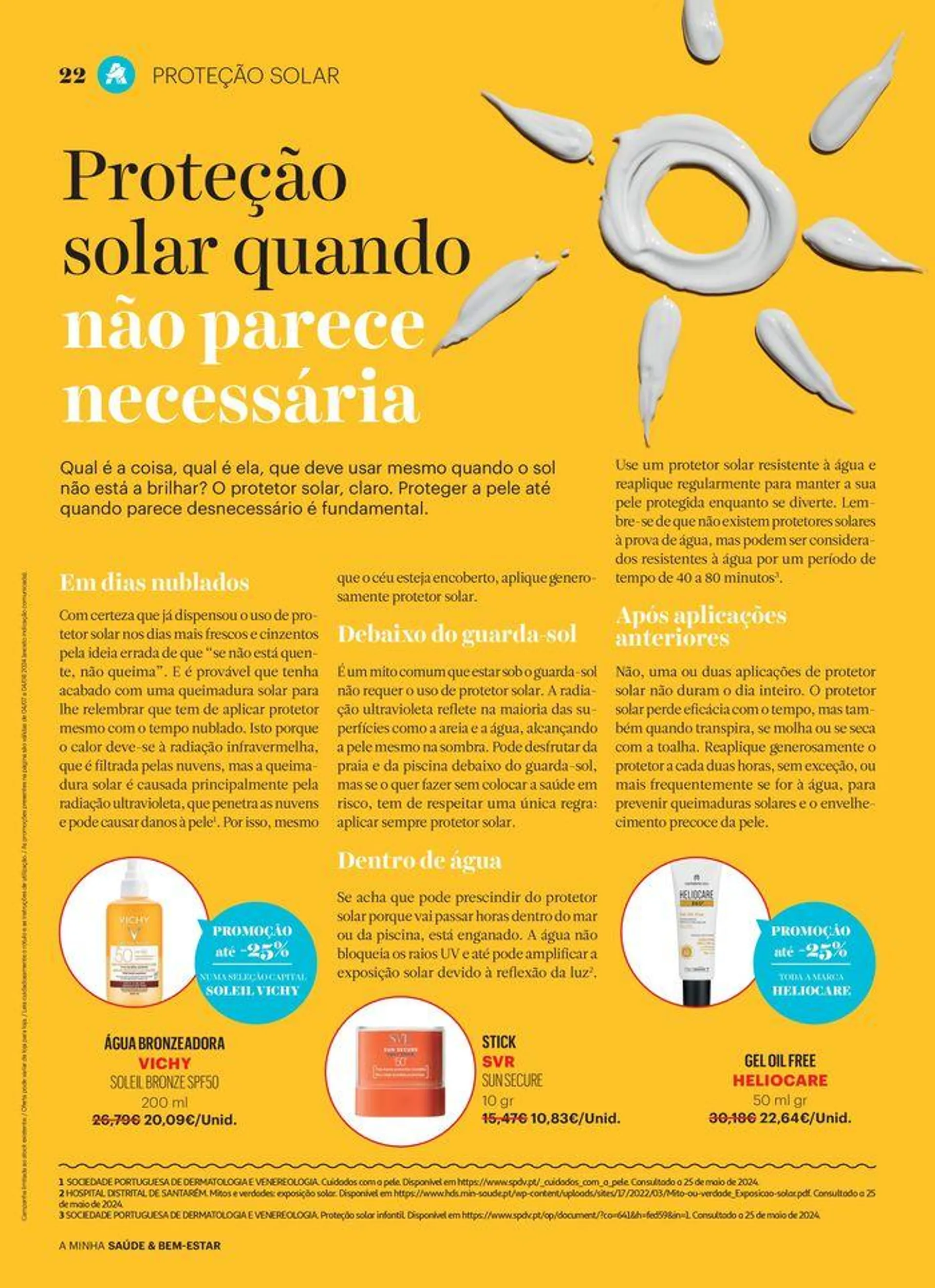 Folheto  Pele de sol, alma do mar - SBE n.º 107 de 4 de julho até 4 de agosto 2024 - Pagina 22