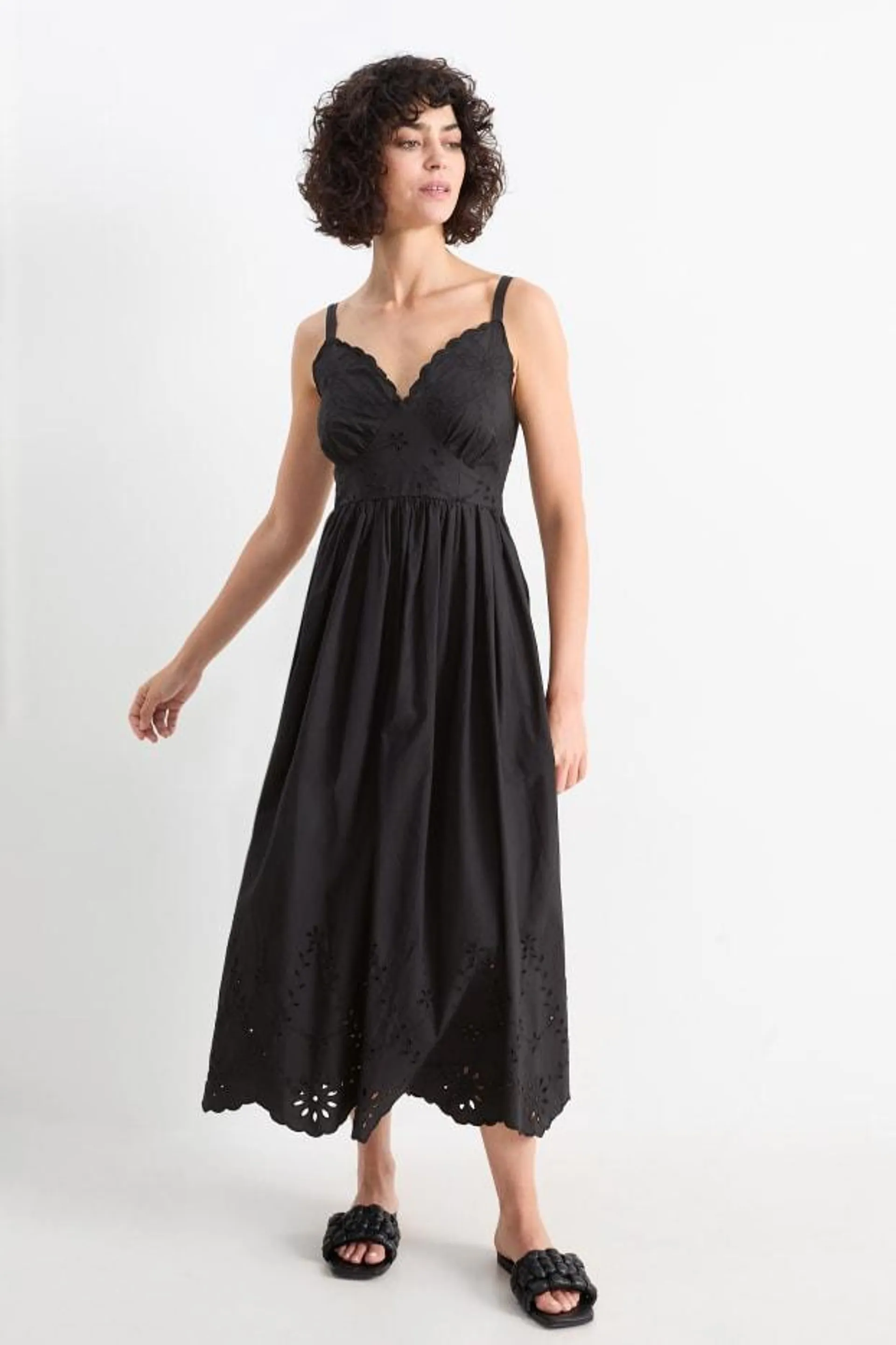 Fit & flare dress - broderie anglaise