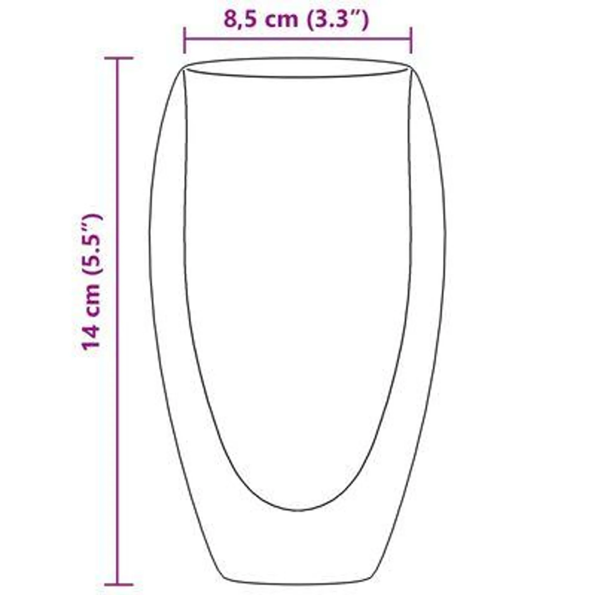 vidaXL Copos de vidro de parede dupla 6 pcs 450 ml