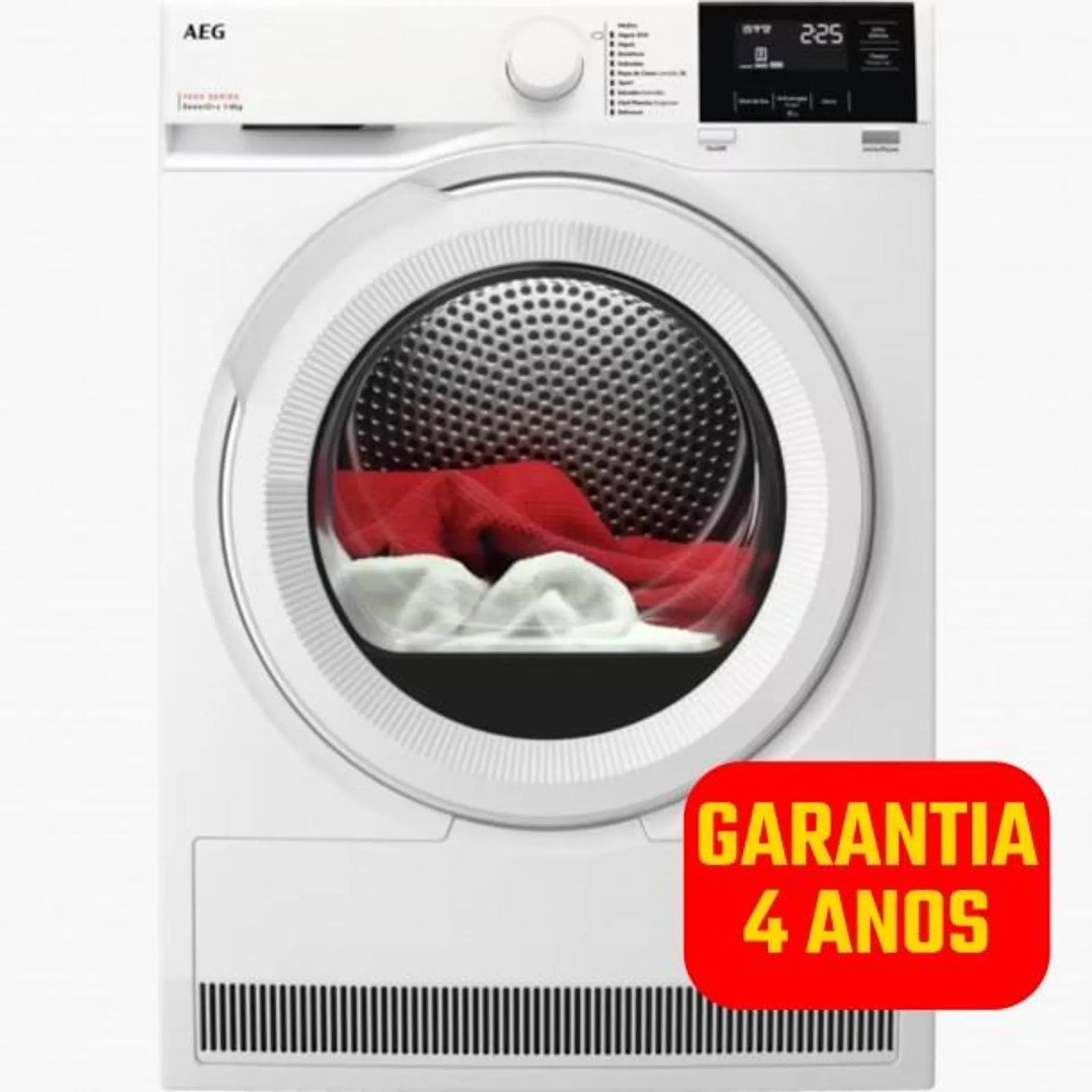 Máquina de Secar Roupa AEG TR718L20B - 8Kg - Bomba de Calor