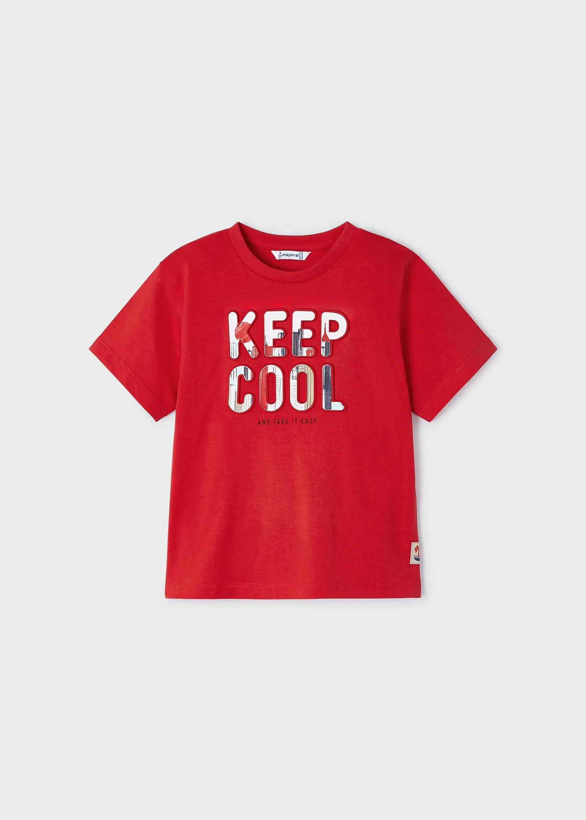 T-shirt relevo Better Cotton menino