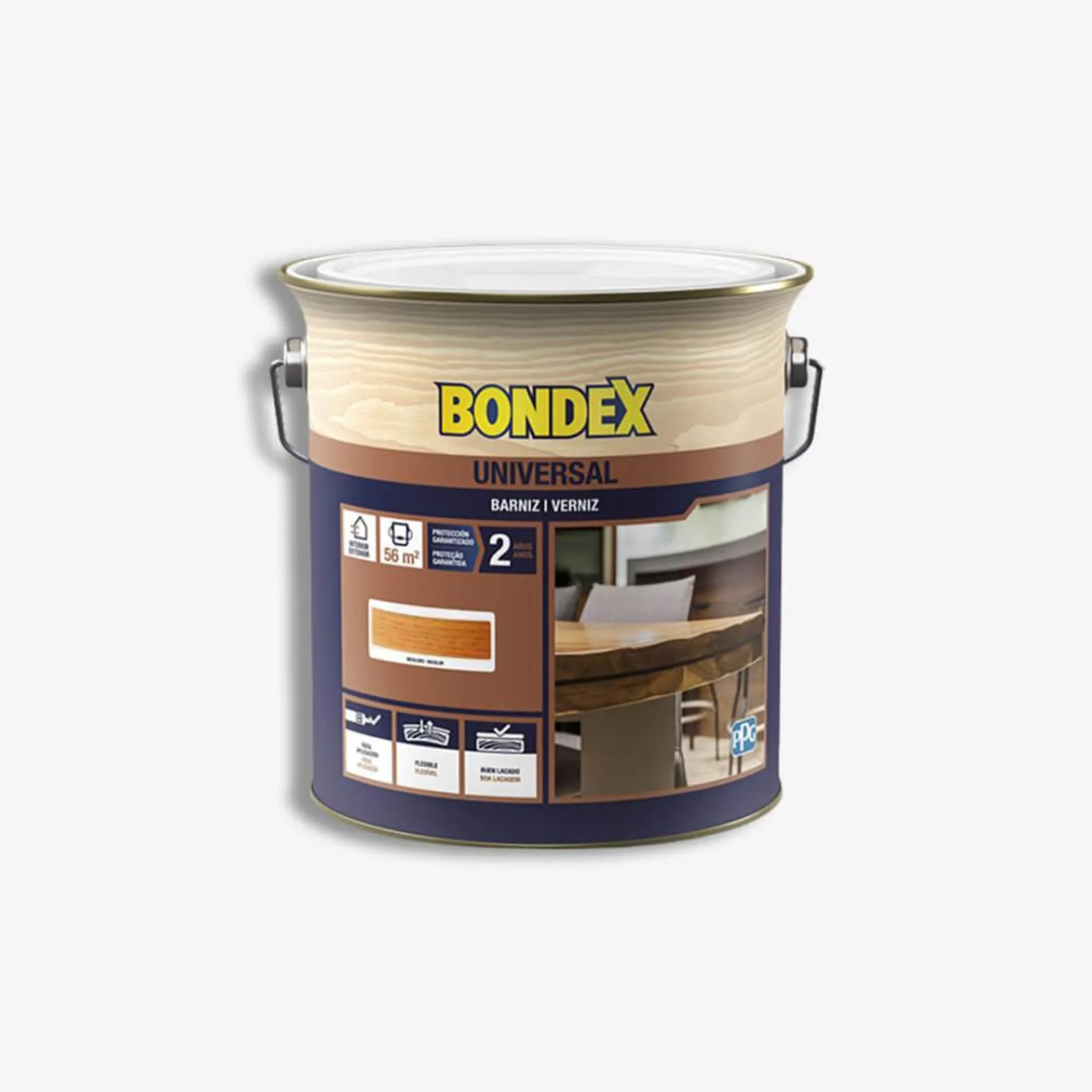 Verniz para Madeira Bondex Universal Acetinado Carvalho Médio 0.375L