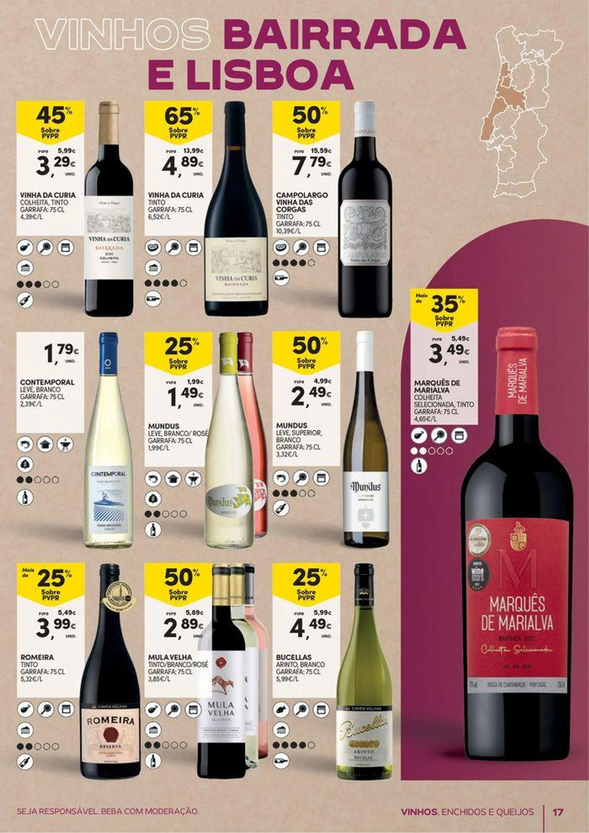 Folheto Vinhos, Enchidos e Queijos de 24 de setembro até 13 de outubro 2024 - Pagina 17