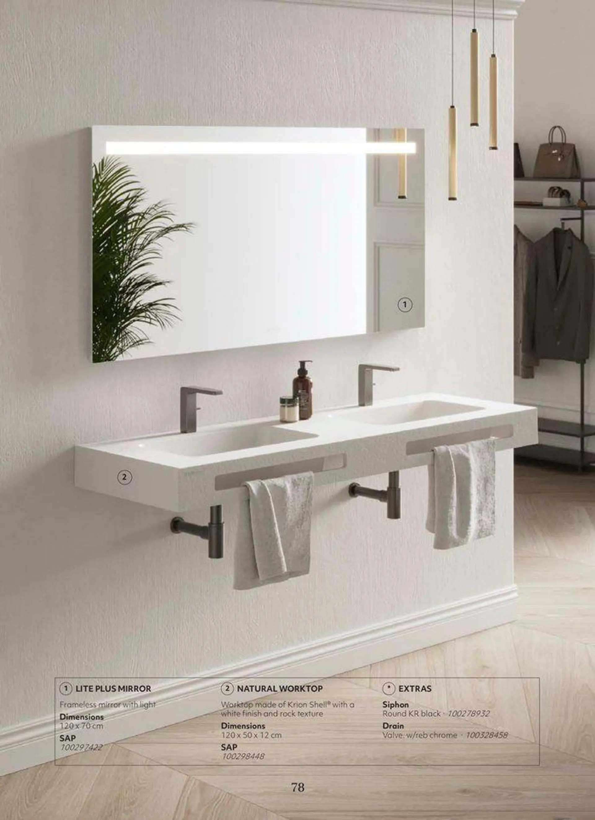 Folheto Worktops Magazine | Krion  de 22 de abril até 31 de dezembro 2024 - Pagina 78