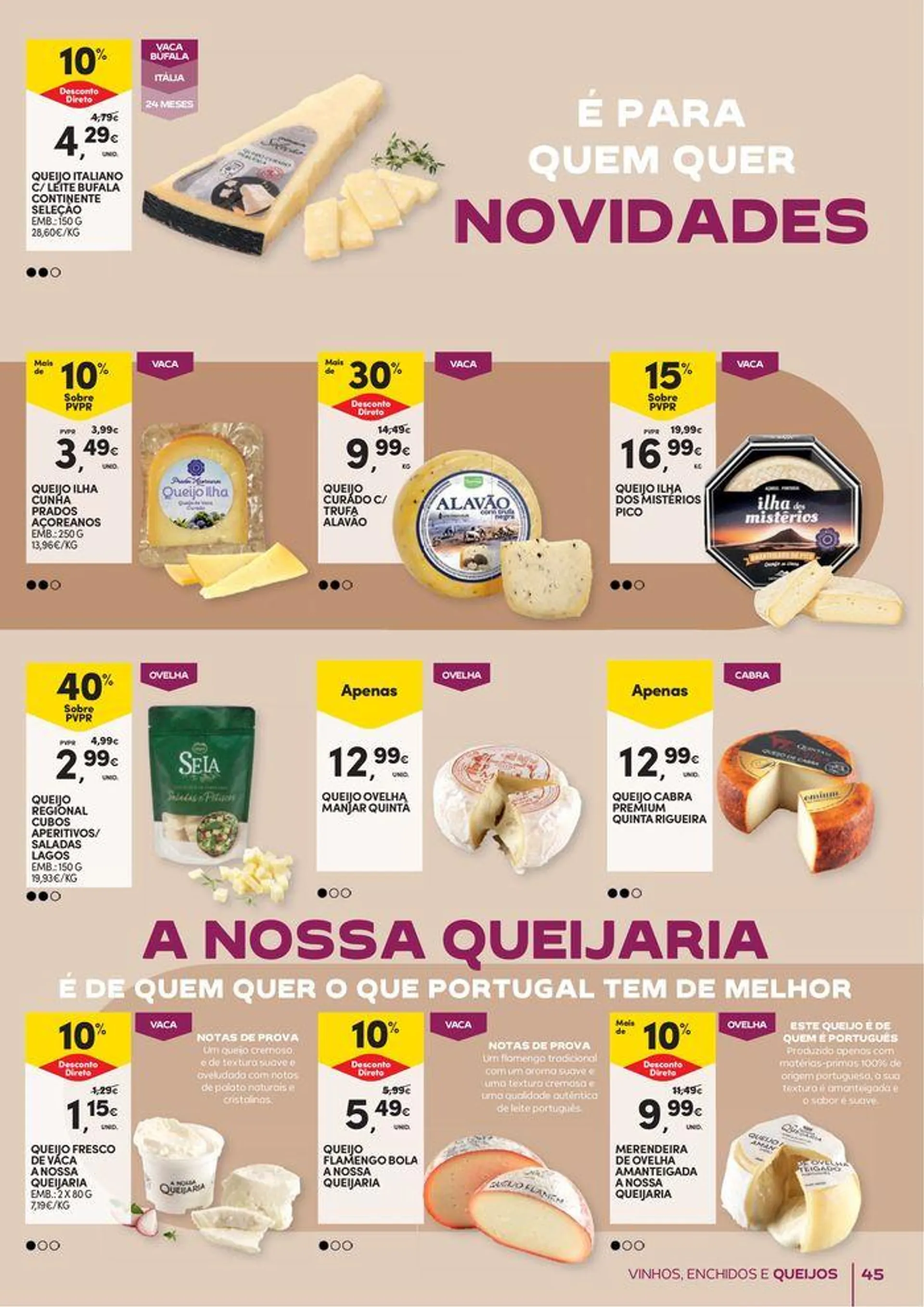 Folheto Vinhos, Enchidos e Queijos de 24 de setembro até 13 de outubro 2024 - Pagina 45