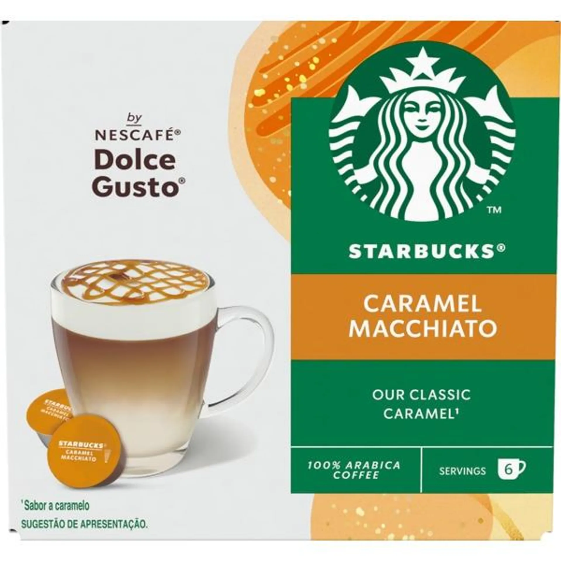 Café Macchiato Caramelo para Dolce Gusto