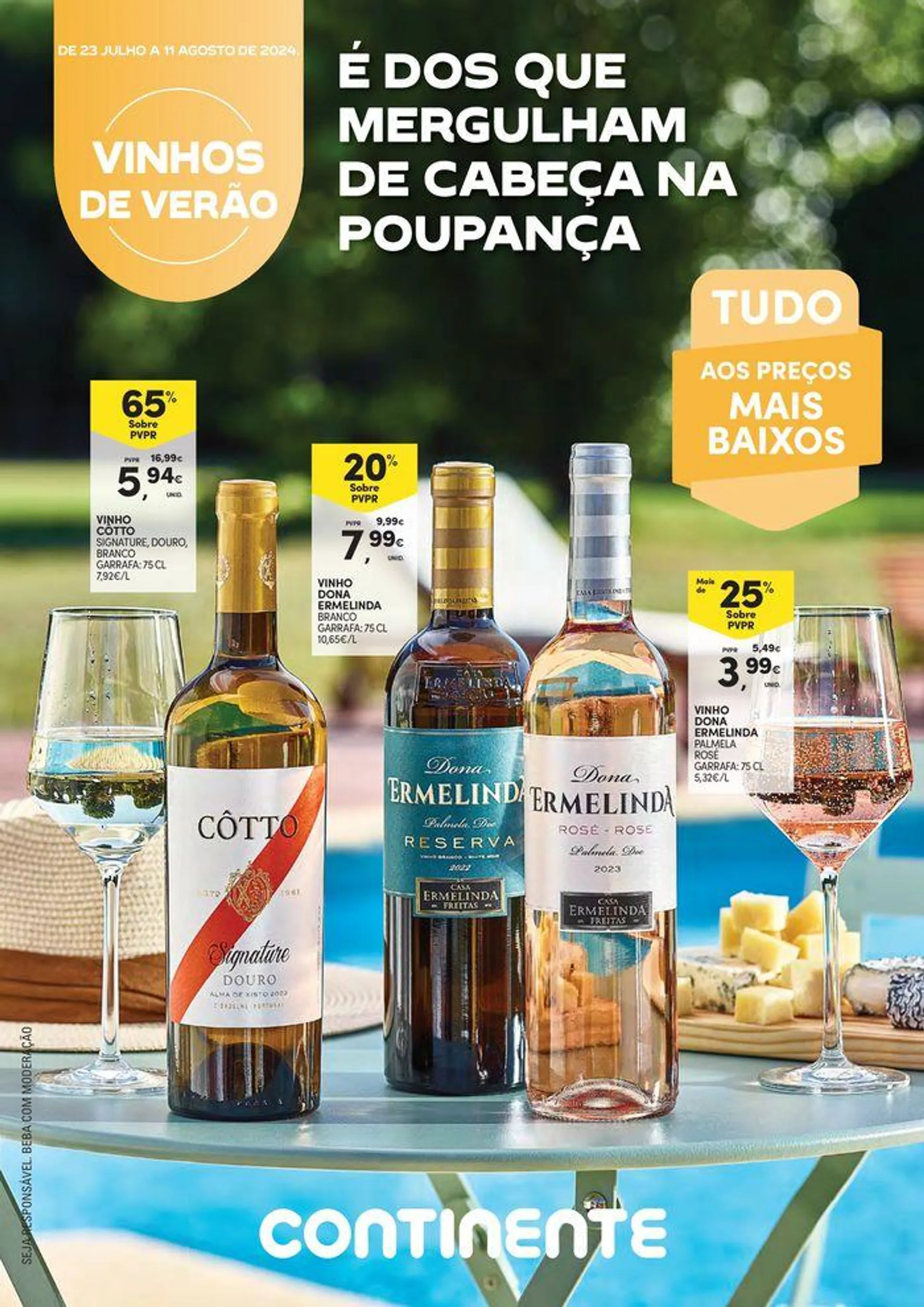 Folheto Vinhos de Verão de 23 de julho até 11 de agosto 2024 - Pagina 1