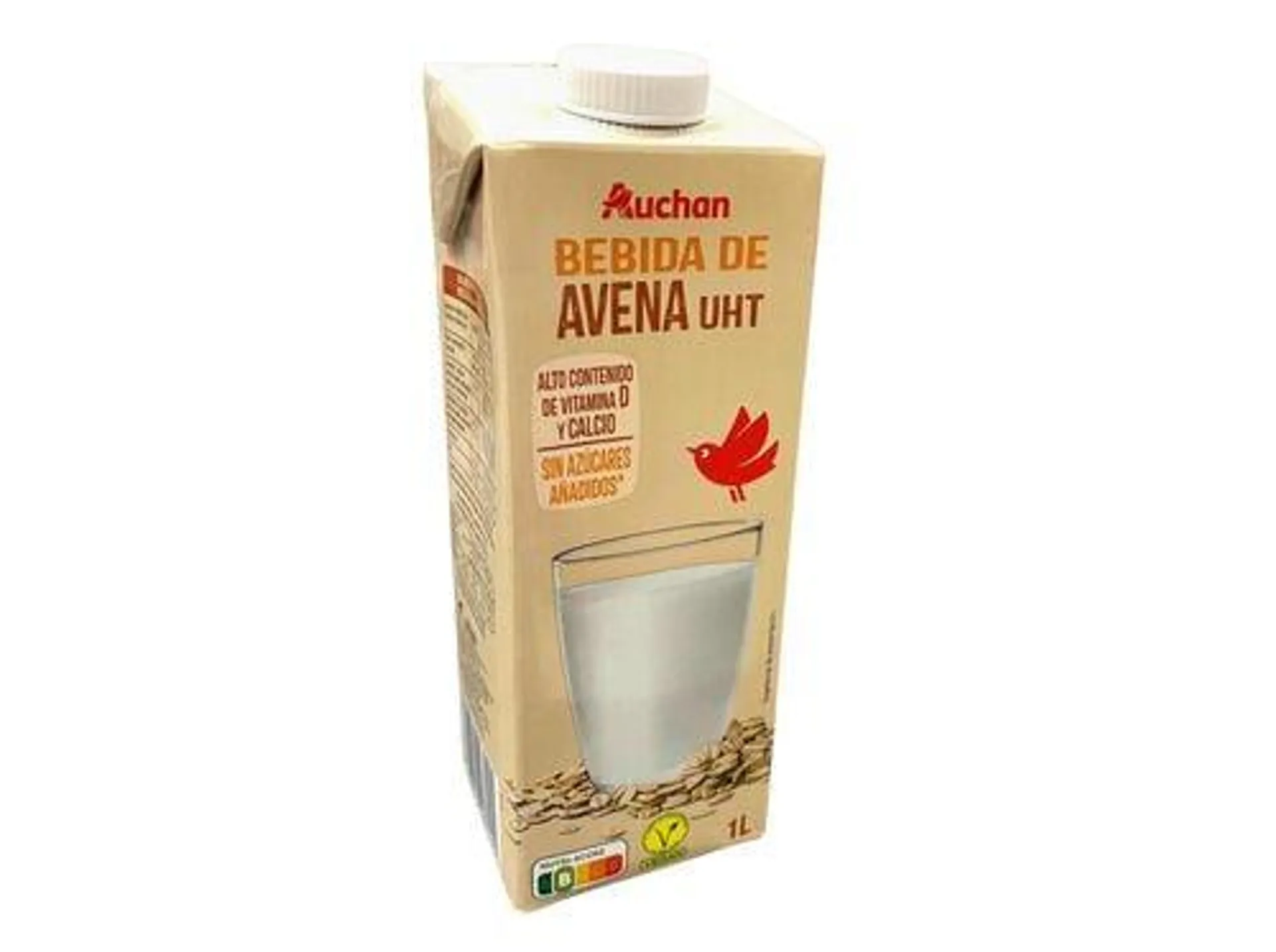 bebida auchan aveia s/açúcares 1l