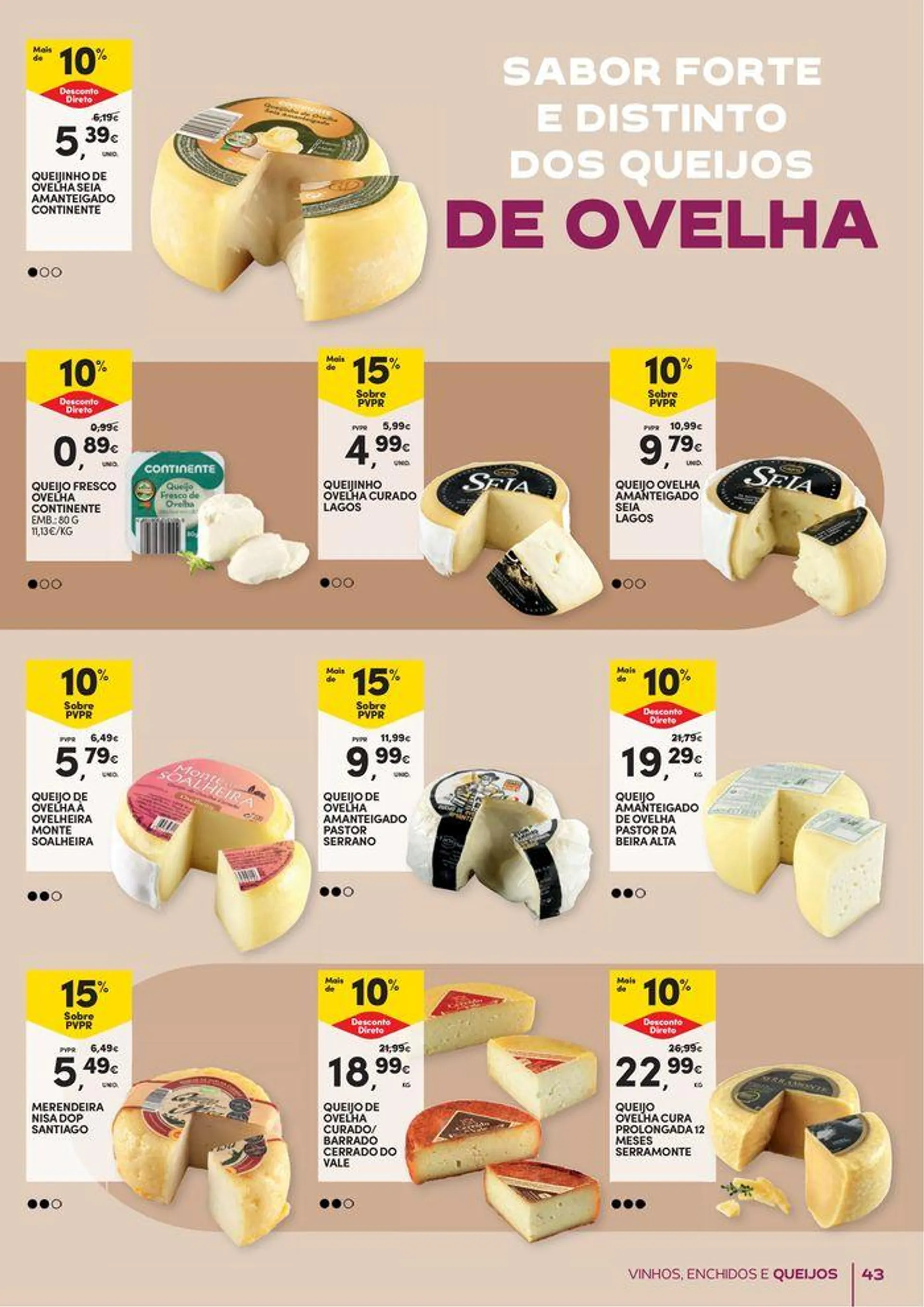 Folheto Vinhos, Enchidos e Queijos de 24 de setembro até 13 de outubro 2024 - Pagina 43