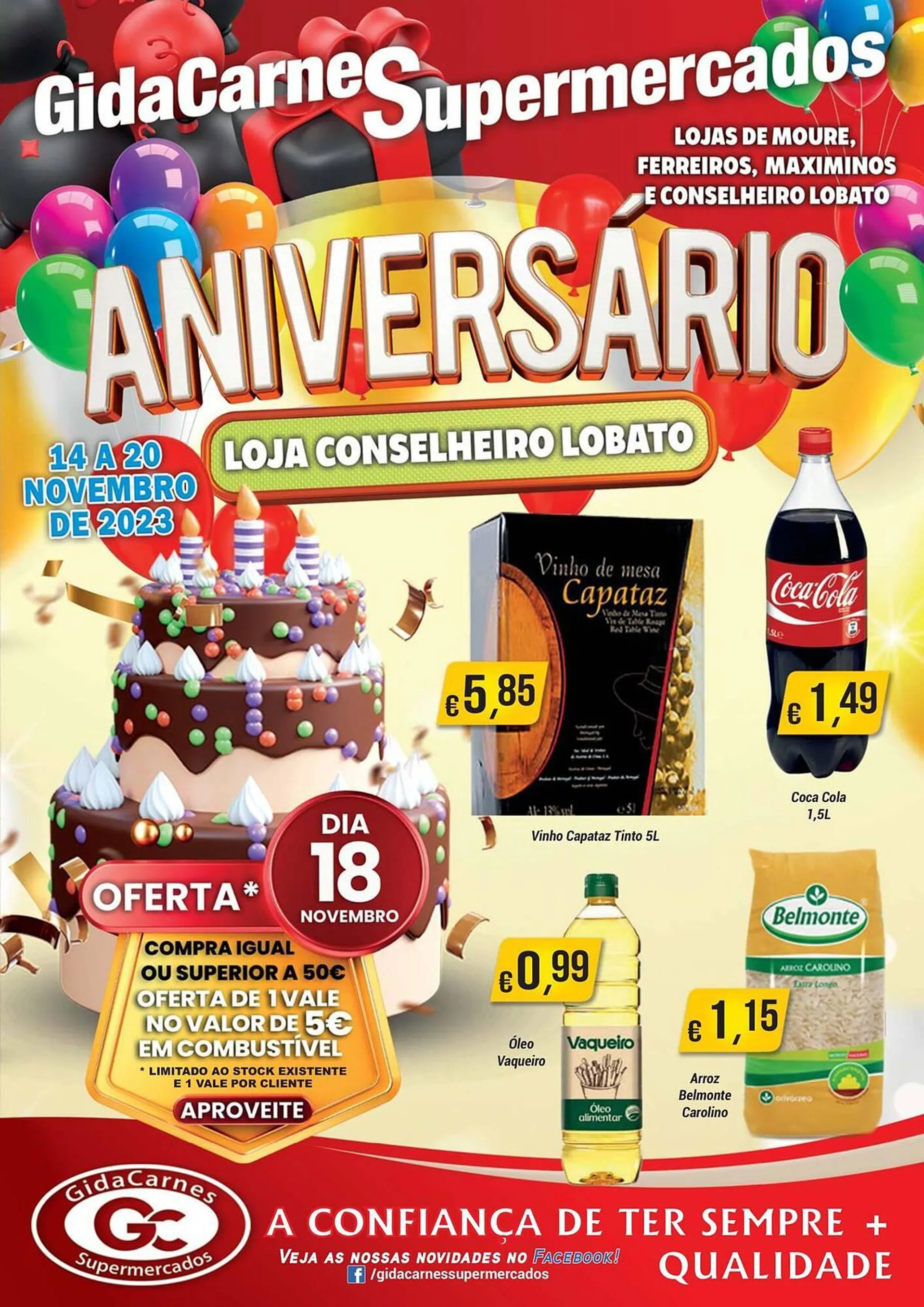Folheto GidaCarnes Supermercados