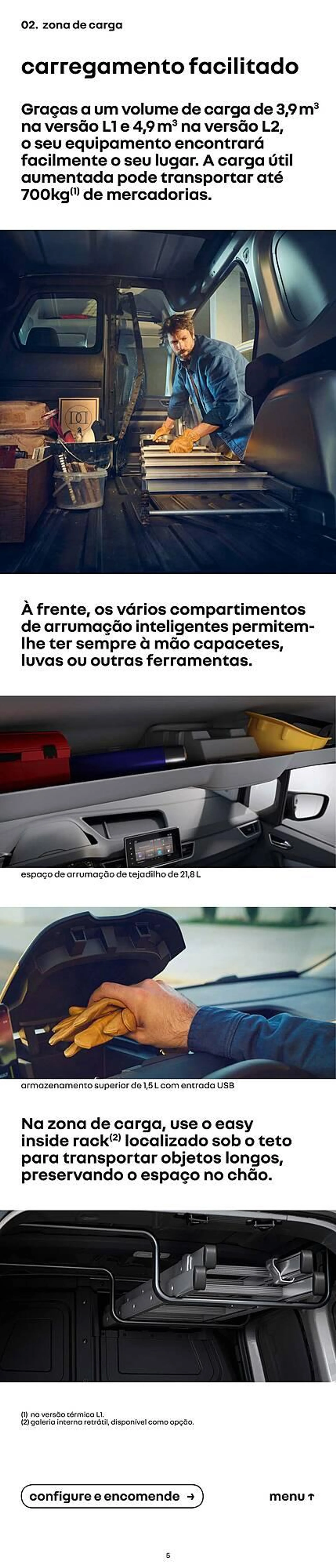 Folheto Folheto Renault Novo Kangoo Van de 13 de fevereiro até 31 de outubro 2024 - Pagina 5