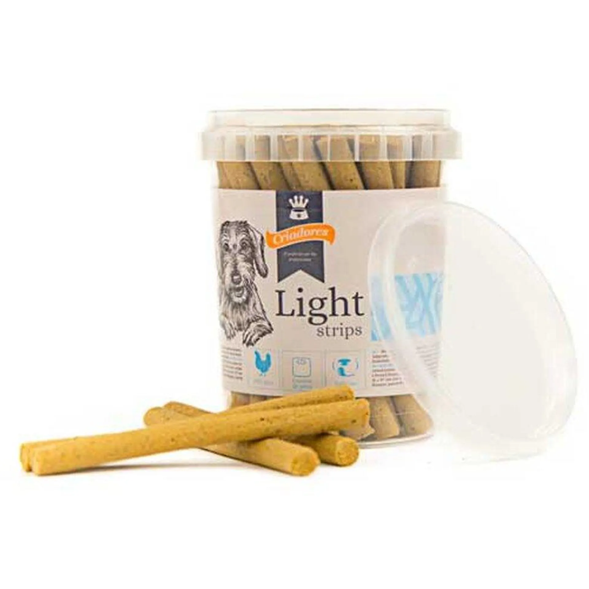 Criadores snack Light strips para cães 300gr