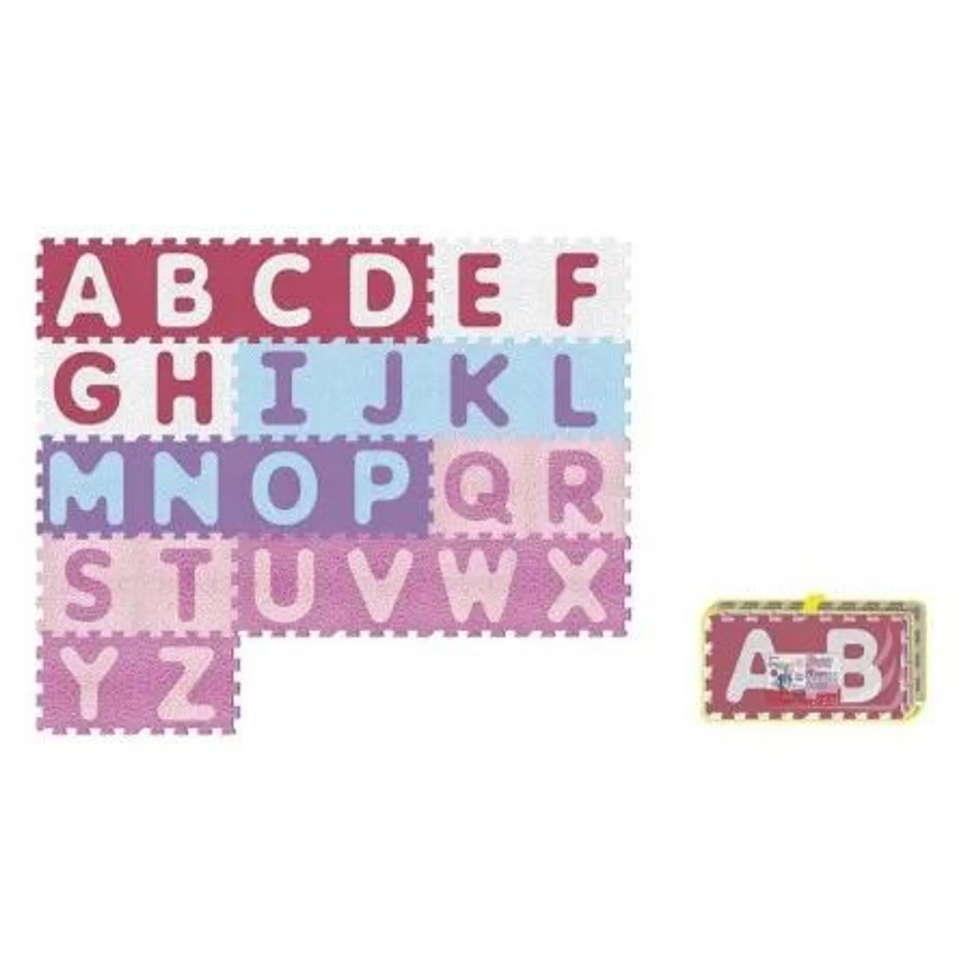 Puzzle quebra-cabeça do alfabeto