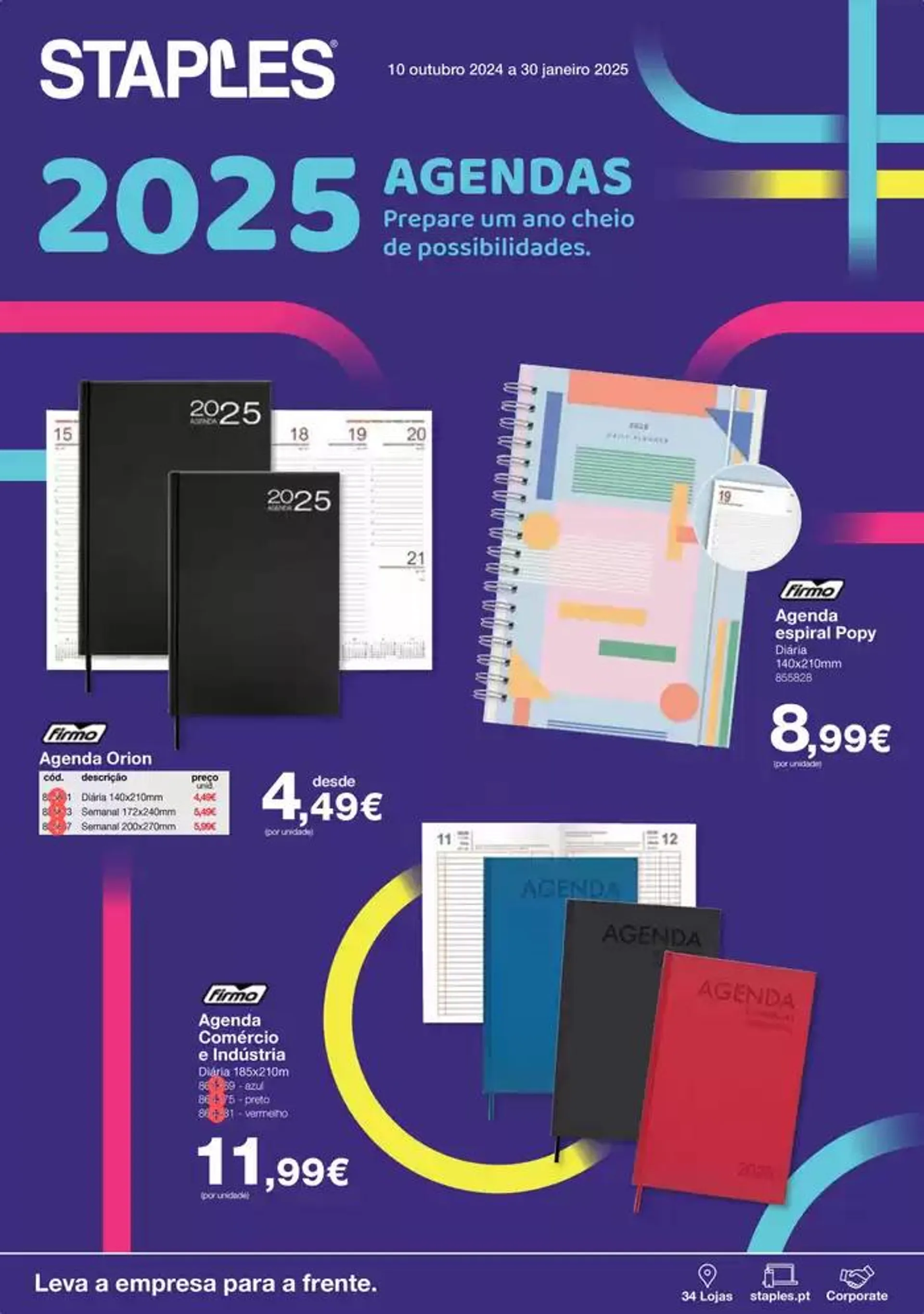 Folheto Agendas - 1