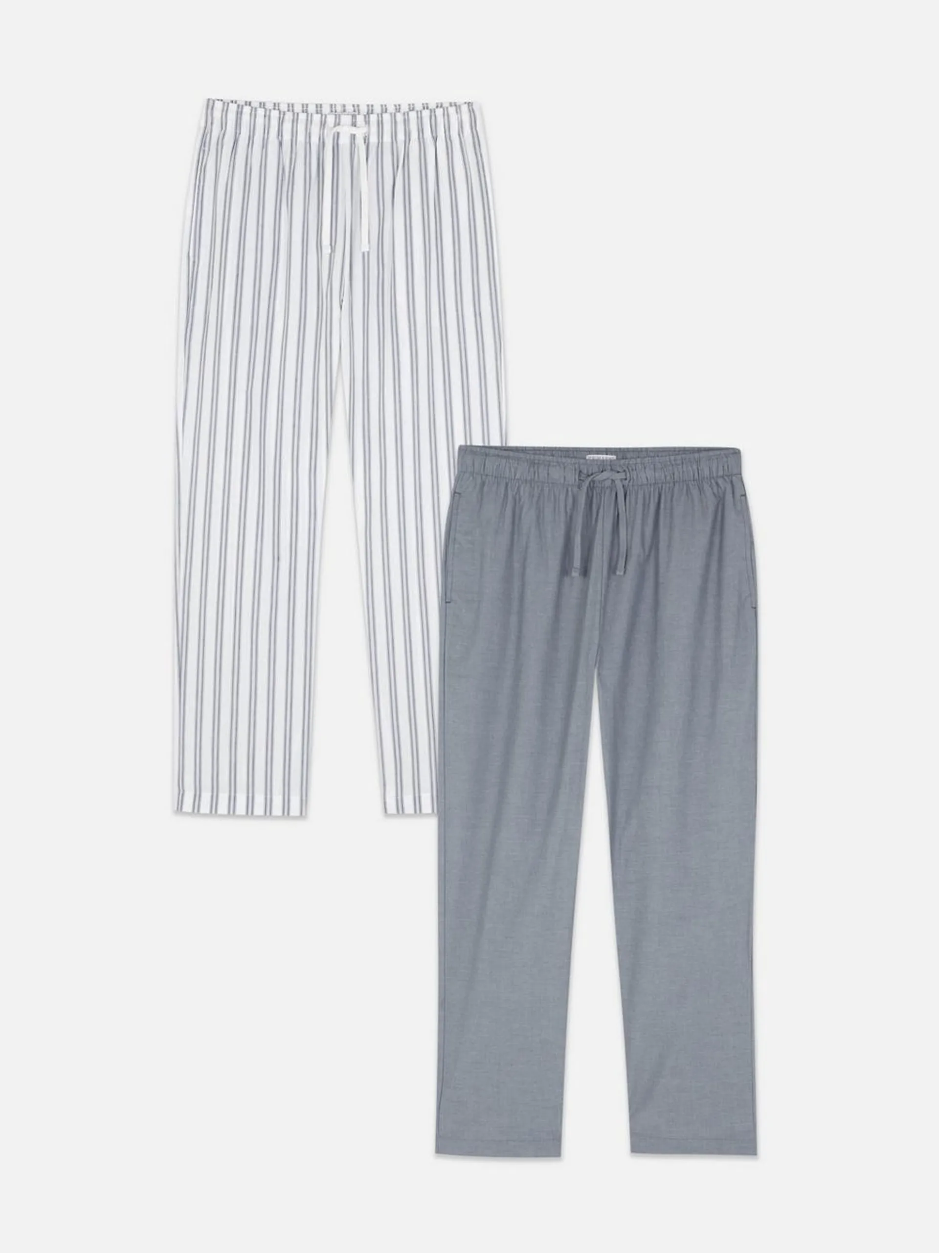 2pk Poplin Pyjama Trousers