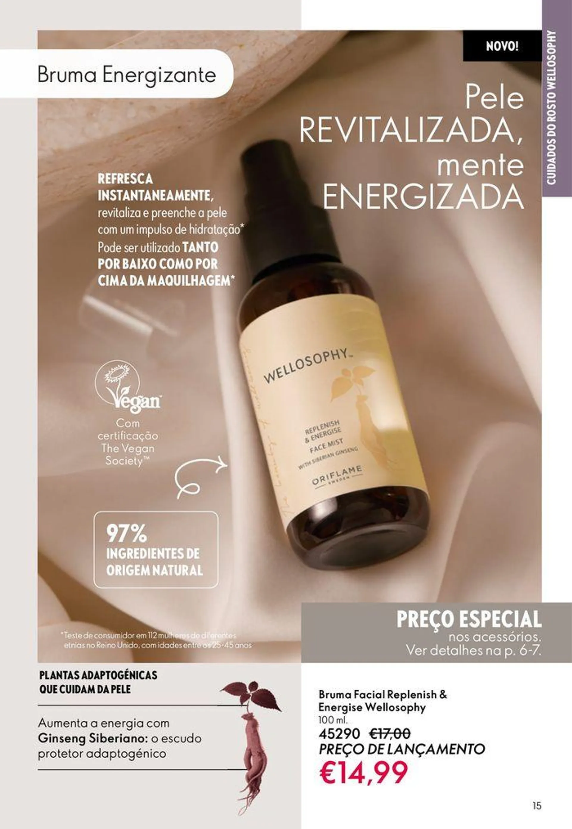 Folheto Folheto Oriflame de 12 de setembro até 2 de outubro 2024 - Pagina 15