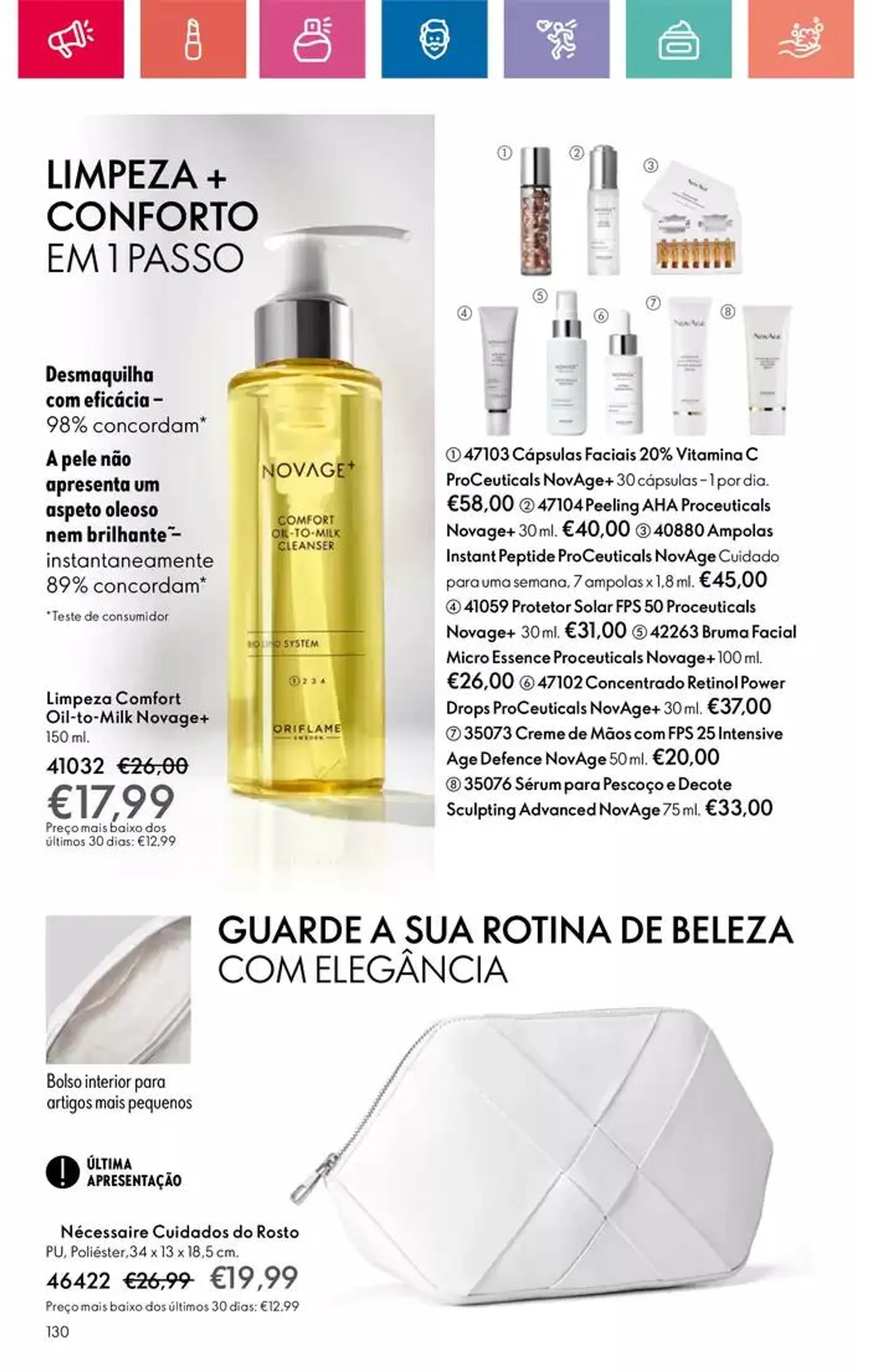 Folheto Folheto Oriflame de 2 de dezembro até 28 de dezembro 2024 - Pagina 130