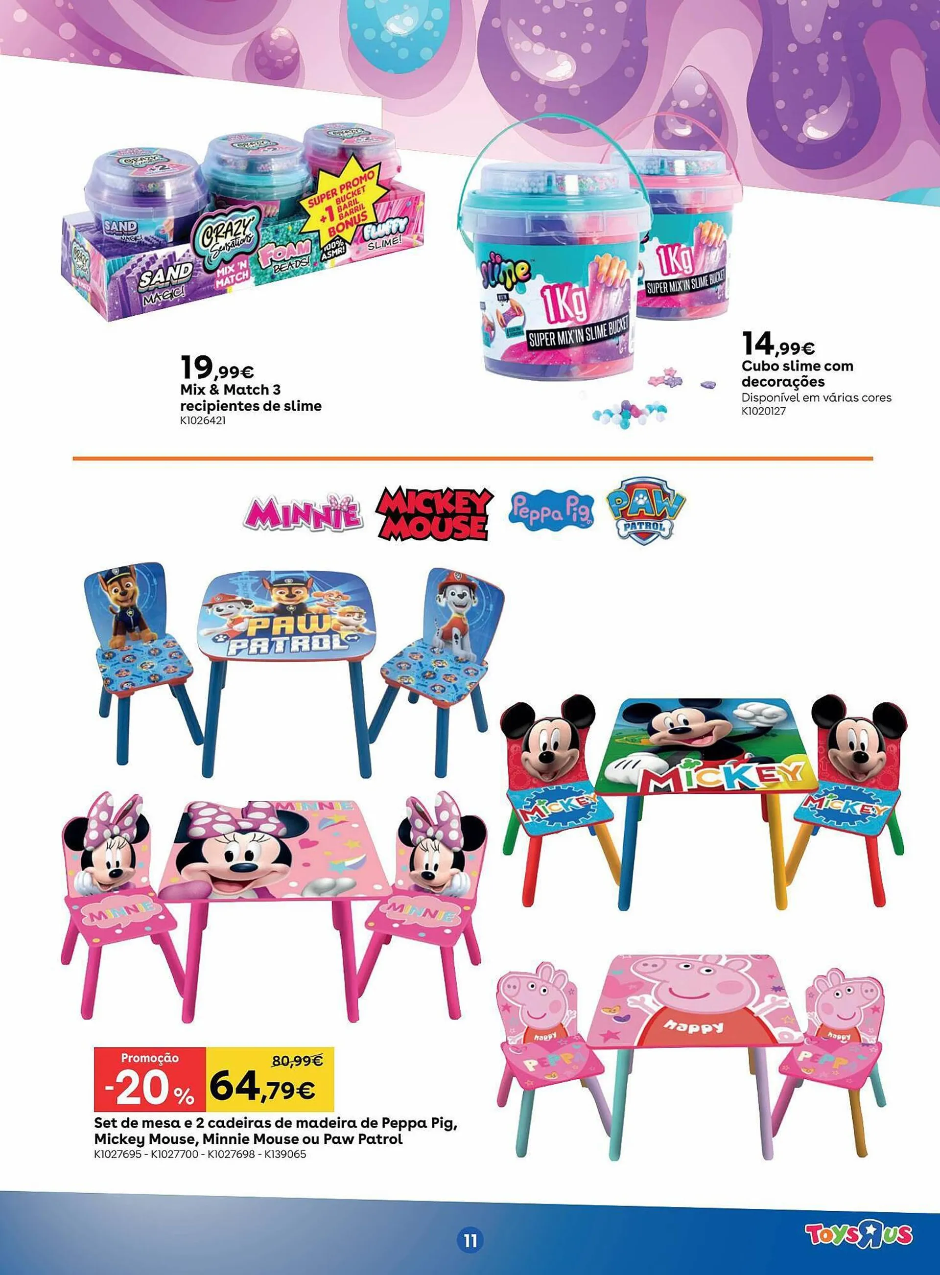 Folheto Folheto Toys R Us de 4 de setembro até 24 de setembro 2023 - Pagina 11