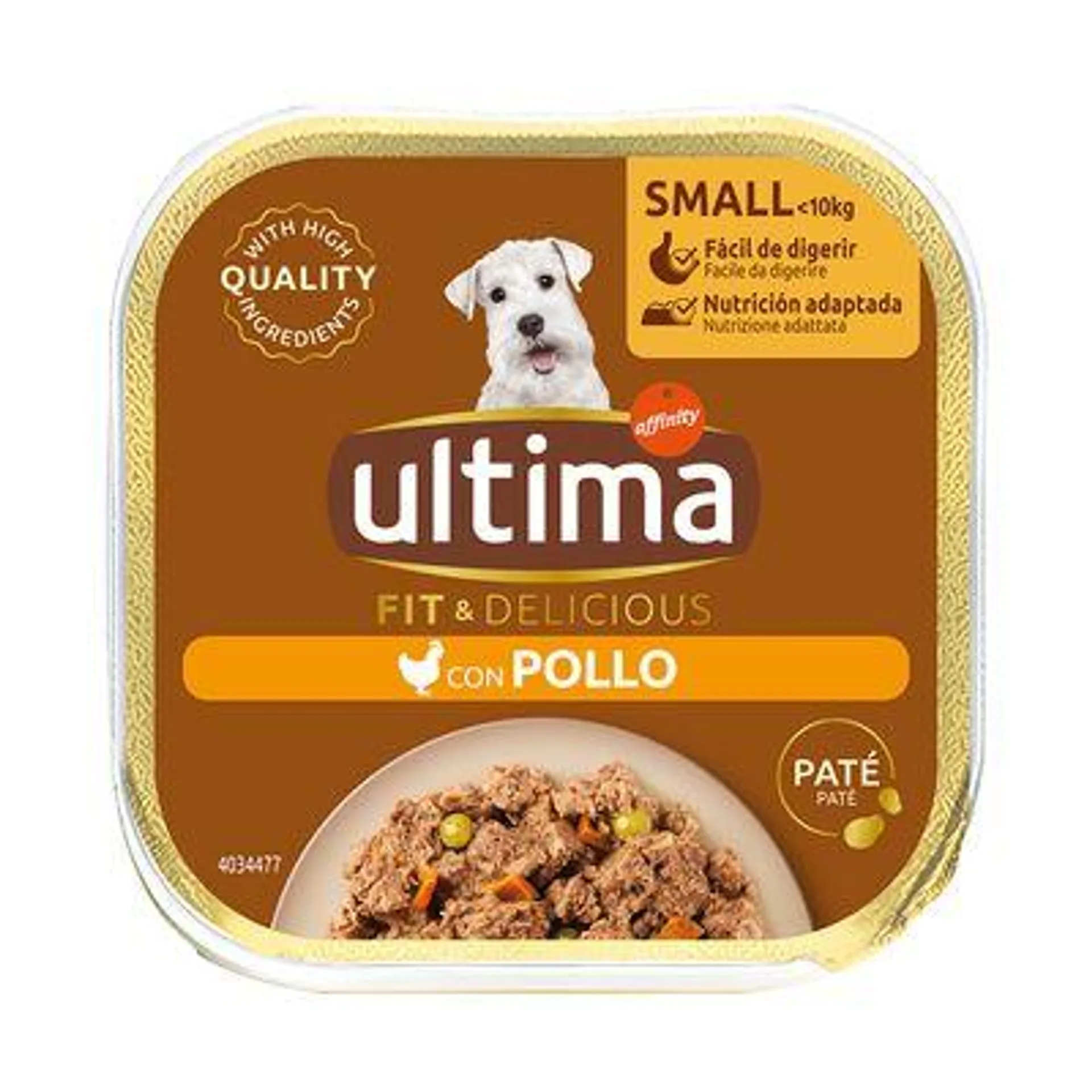 Ultima 22 x 150 g Fit & Delicious Paté Mini em promoção: 18 + 4 grátis!