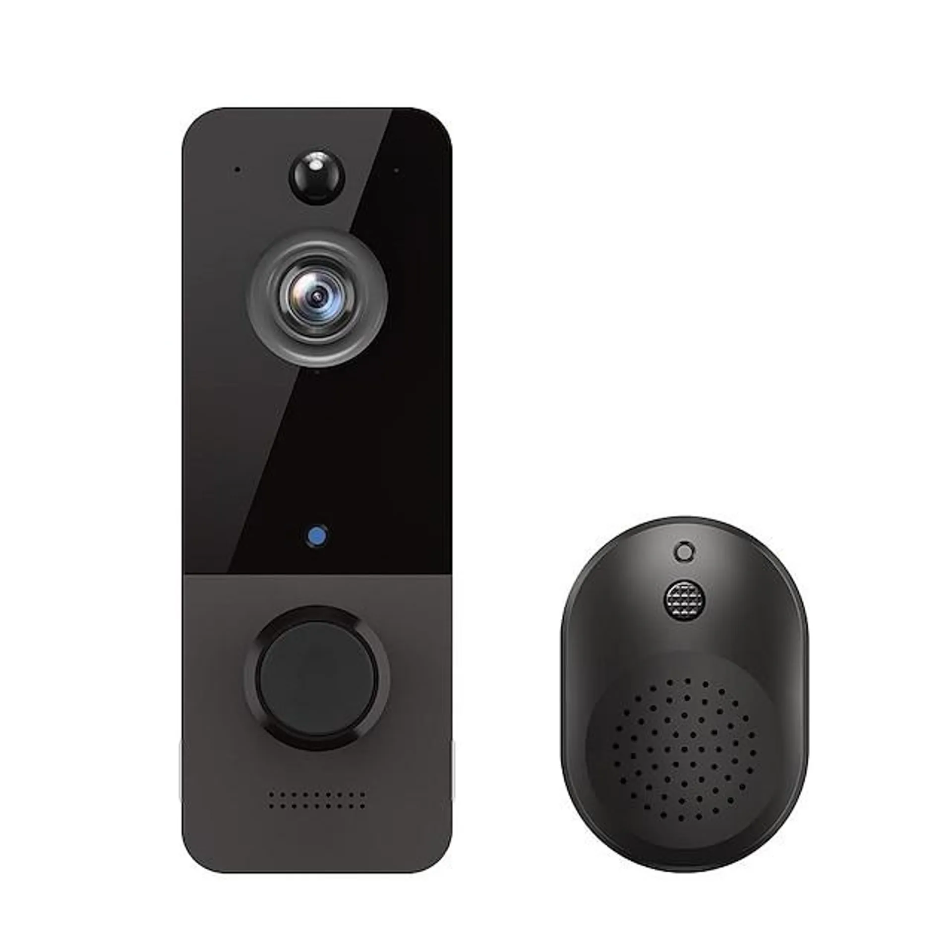 draadloze deurbel camera eken smart video deurbel camera met pir bewegingsdetectie cloud opslag hd live beeld tweeweg audio nachtzicht 2.4g wifi compatibel 100% draadloos