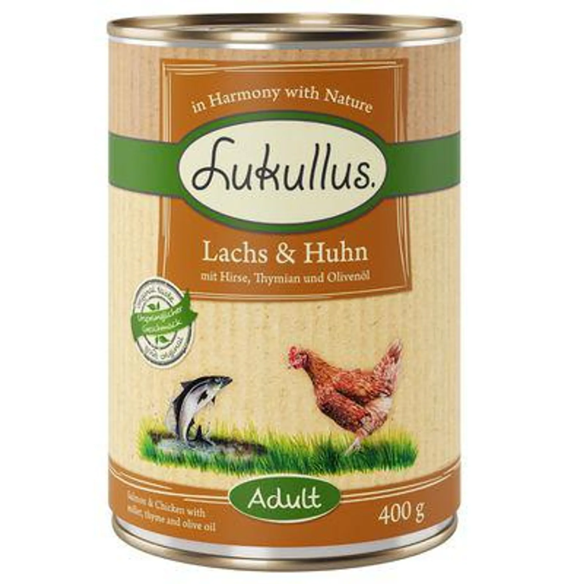 Lukullus Naturkost Adult 6 x 400 g