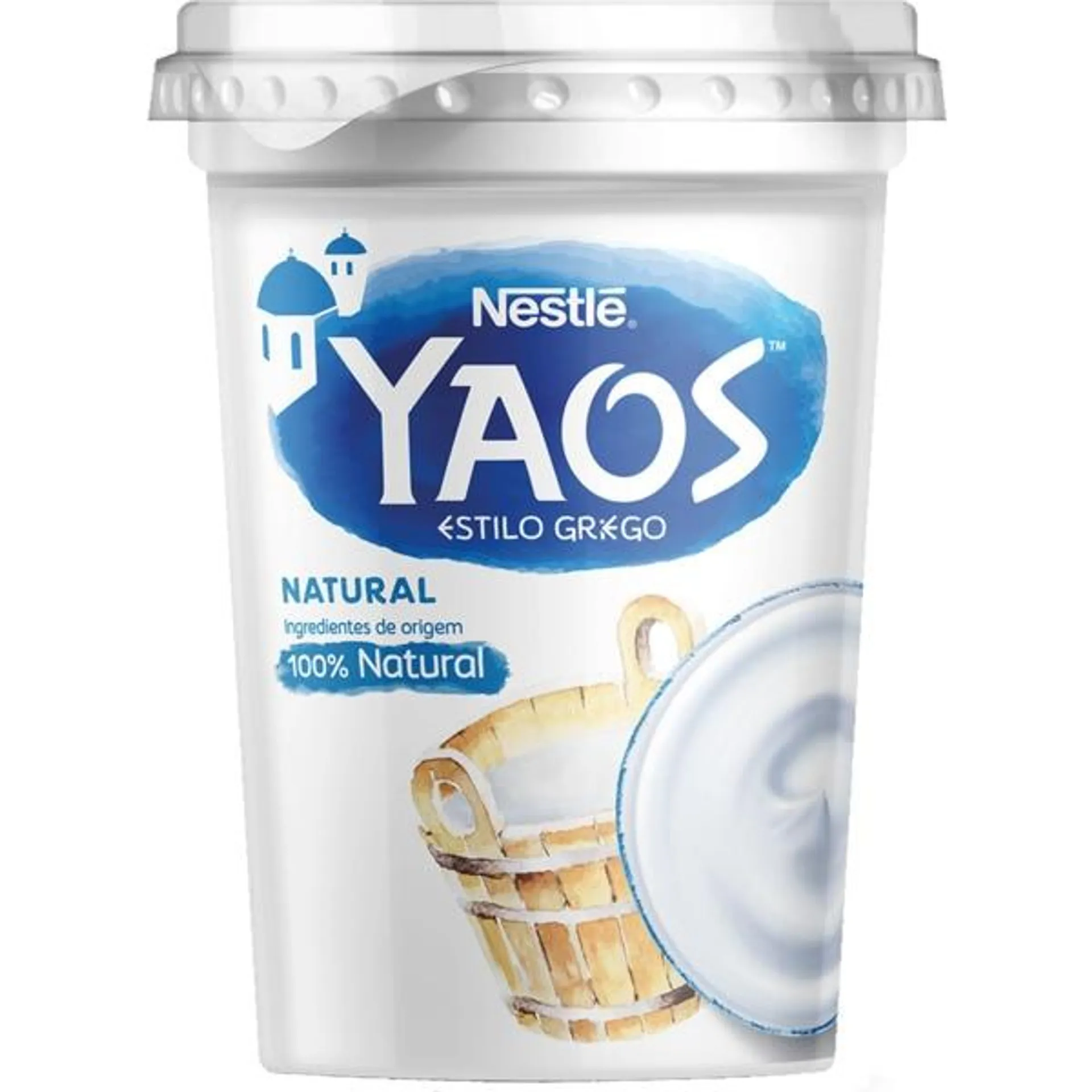 Iogurte Grego Natural embalagem 450 g Nestlé Yaos