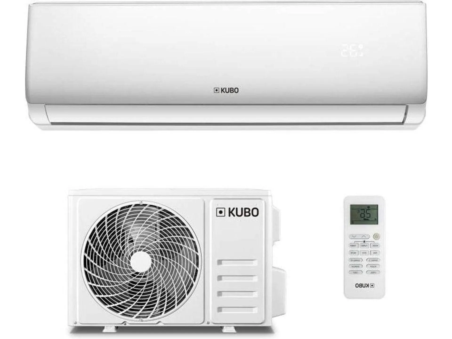 Ar Condicionado KUBO KBAC8701 (Outlet Grade B - 16 m² - 9000 BTU - Branco)