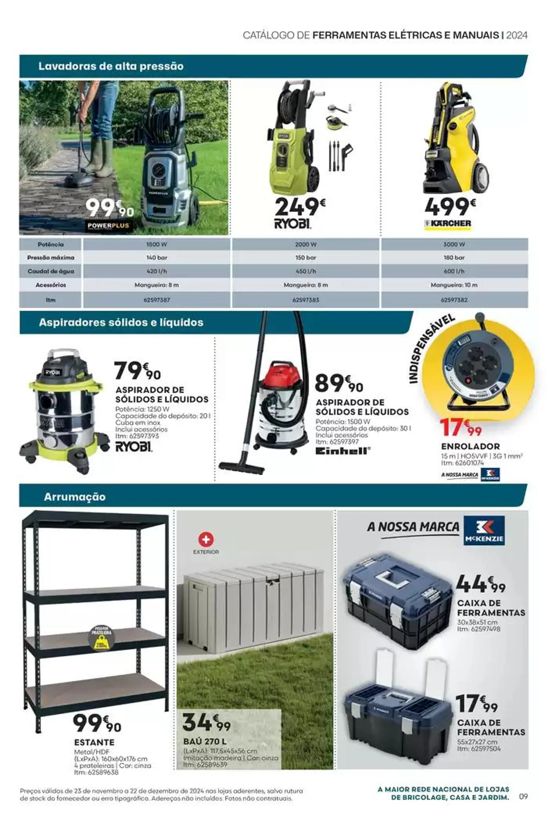 Folheto F#17 Ferramentas Elétricas e Manuais 12p de 25 de novembro até 22 de dezembro 2024 - Pagina 9