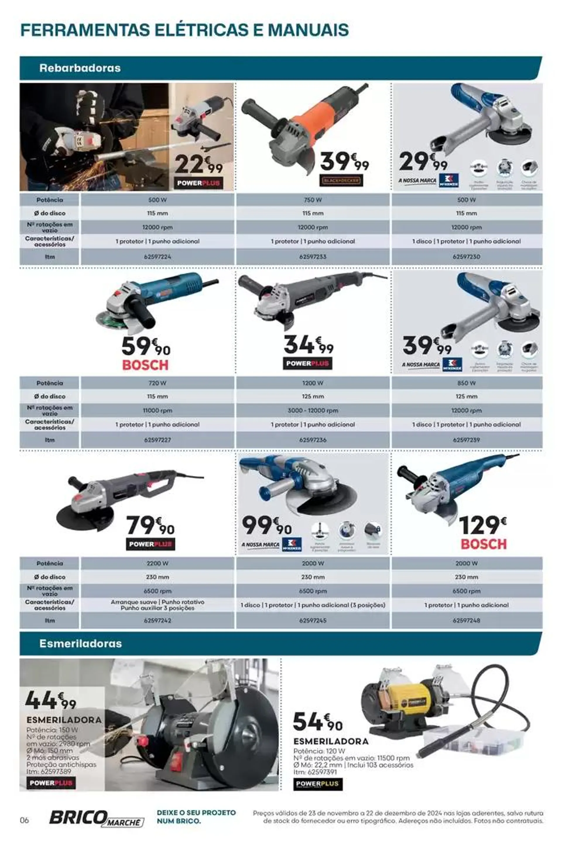 Folheto F#17 Ferramentas Elétricas e Manuais 24p Faro e Lagos de 25 de novembro até 22 de dezembro 2024 - Pagina 6